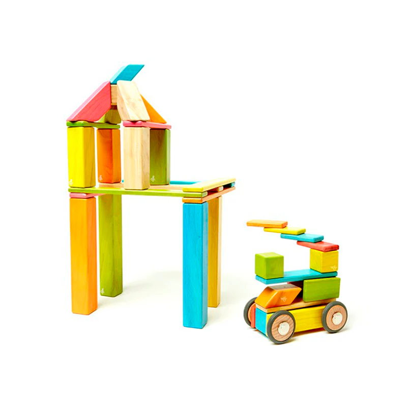 42-Piece Set Magnetic Wooden Blocks Tegu Classics - Image 4