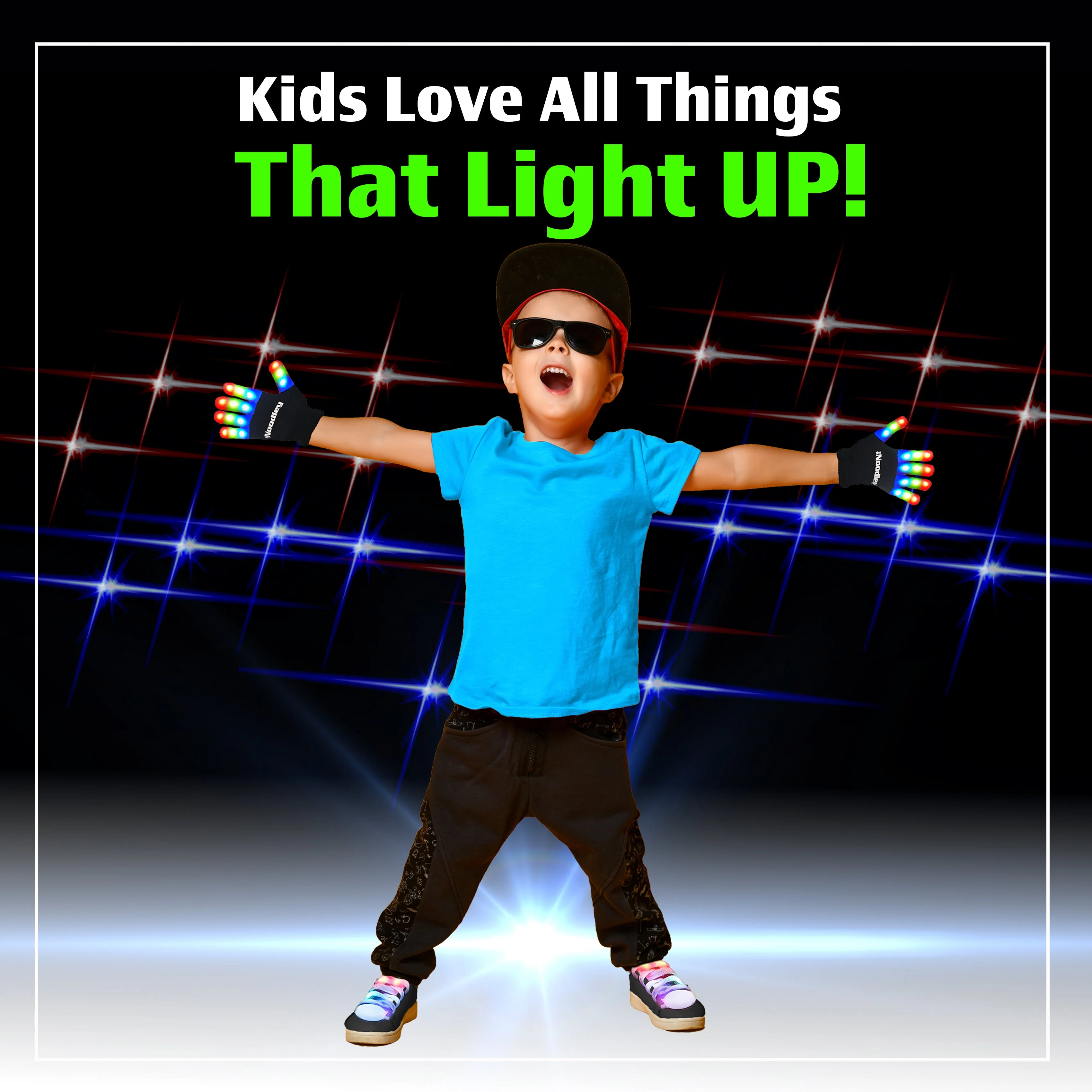 7 Color Strobe LED Light Up Shoe Laces Flashing Glow in the Dark White Tie Shoelaces for Sneakers, Skates, 45 inch - Image 6