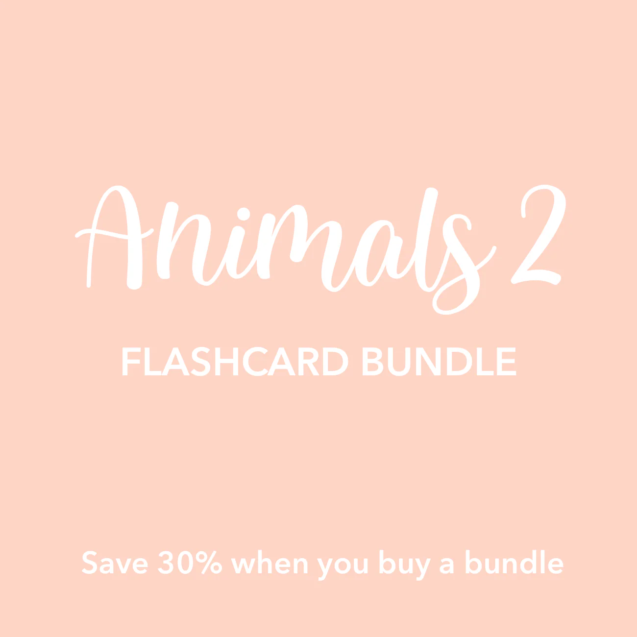 Animal 2 Flashcards Bundle - Image 2