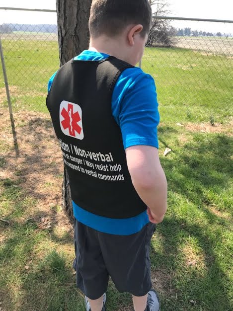 Autism Non-verbal Safety Medical Alert Pressure Vest Adult Youth - Image 5