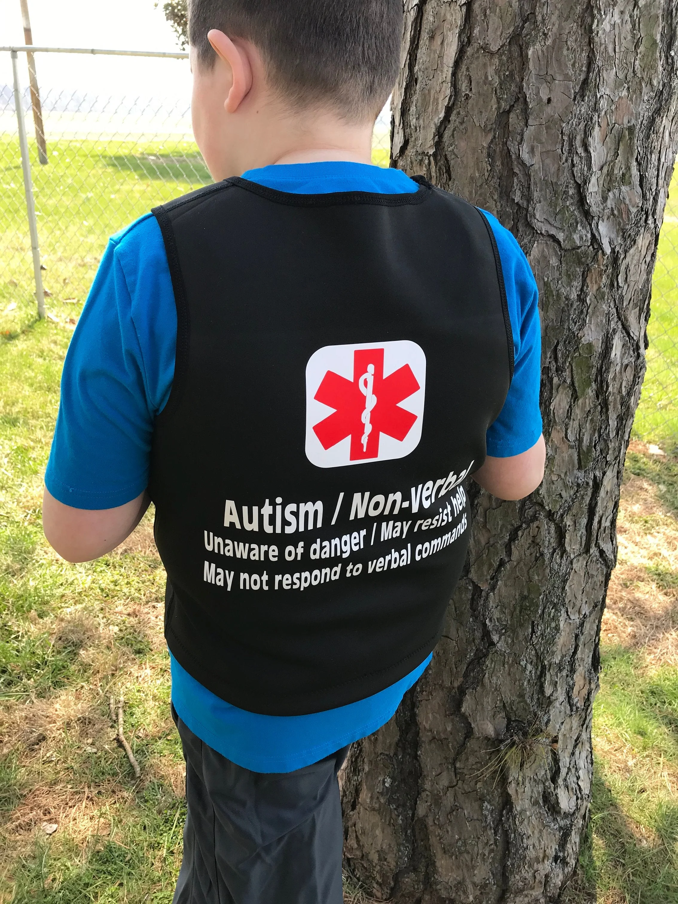 Autism Non-verbal Safety Medical Alert Pressure Vest Adult Youth - Image 6