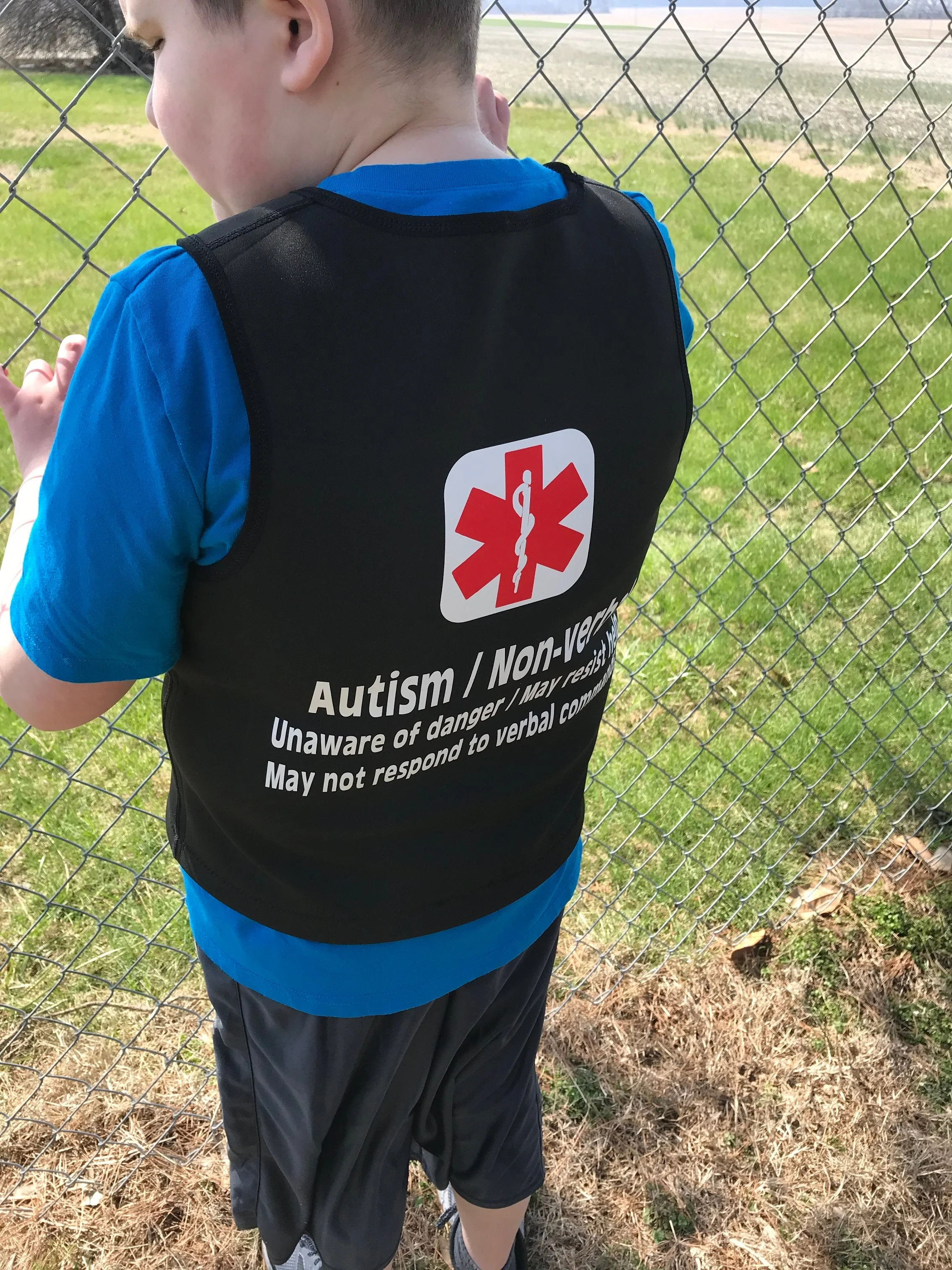 Autism Non-verbal Safety Medical Alert Pressure Vest Adult Youth - Image 7
