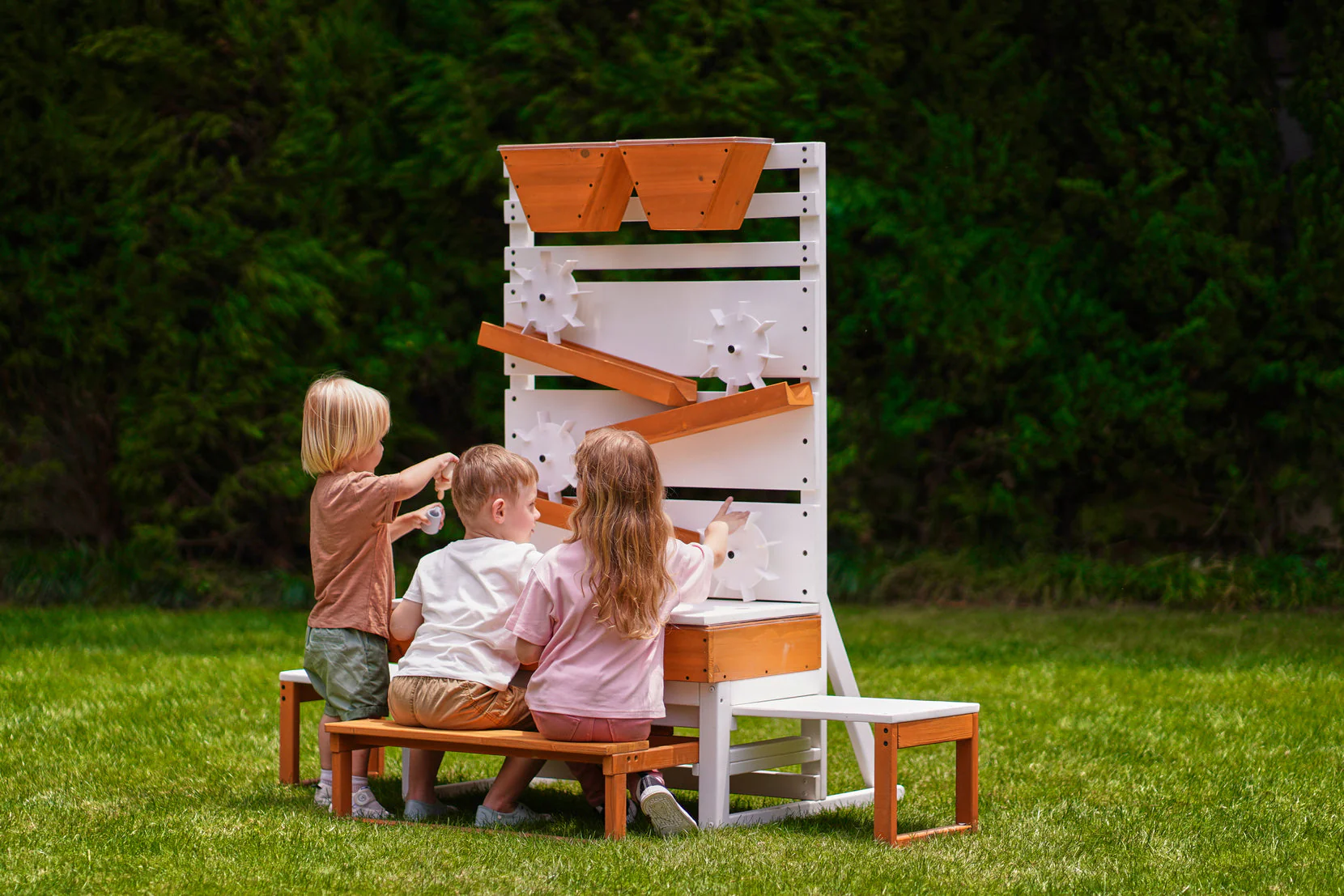 Avenlur Large Wooden Water Table β Multi-Level Sensory Play Station - Image 9
