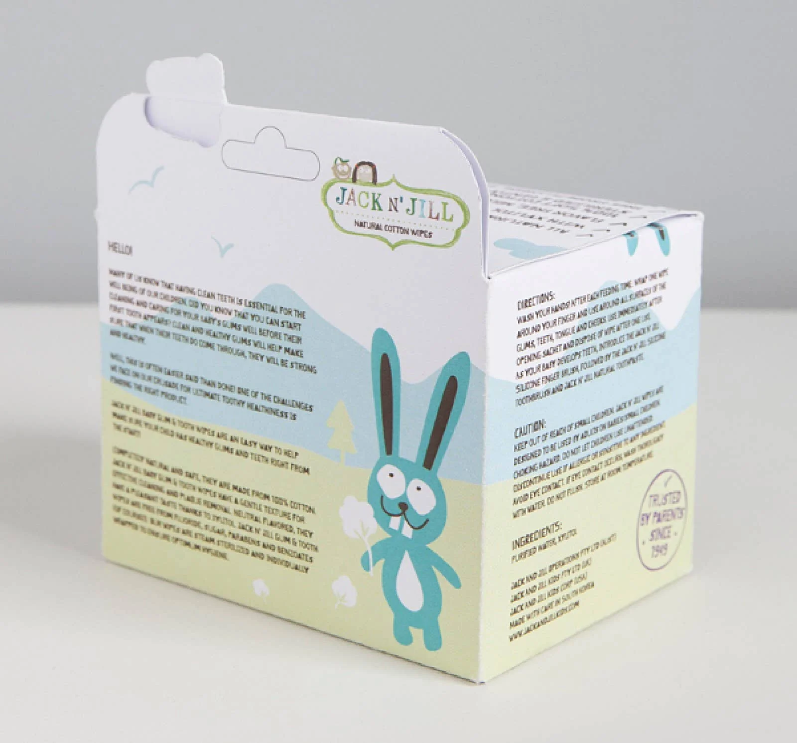 Jack N' Jill Natural Baby Gum & Tooth Wipes - 25 Pack - Image 4