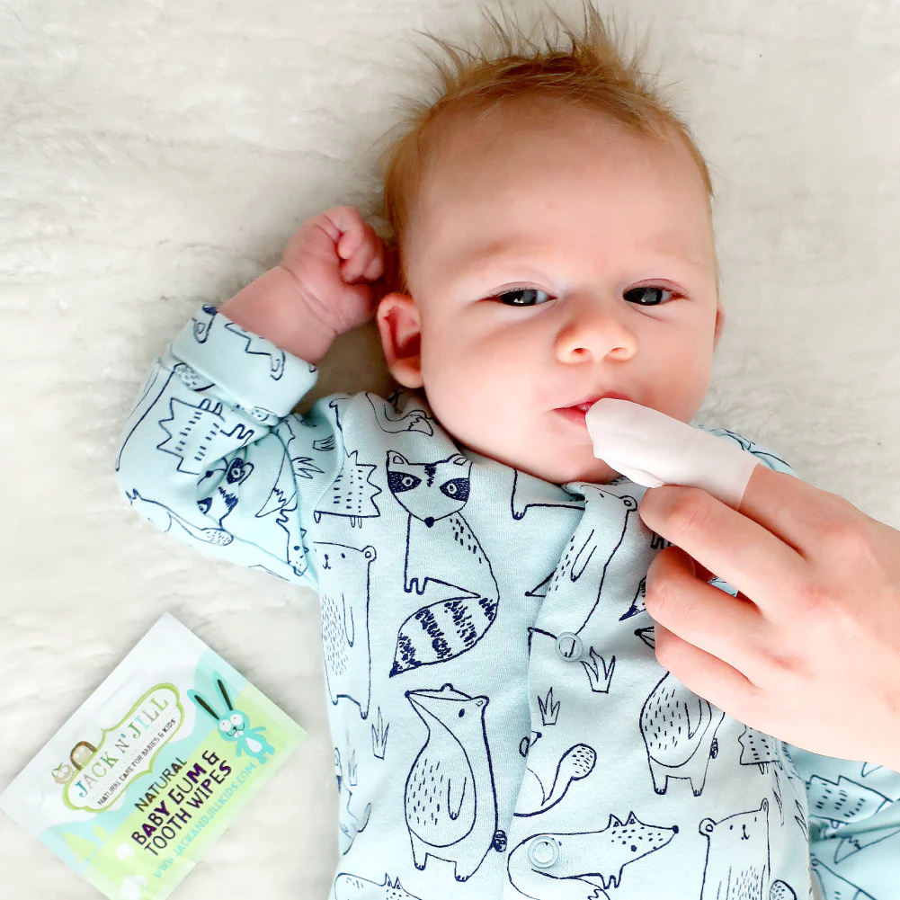 Jack N' Jill Natural Baby Gum & Tooth Wipes - 25 Pack - Image 7