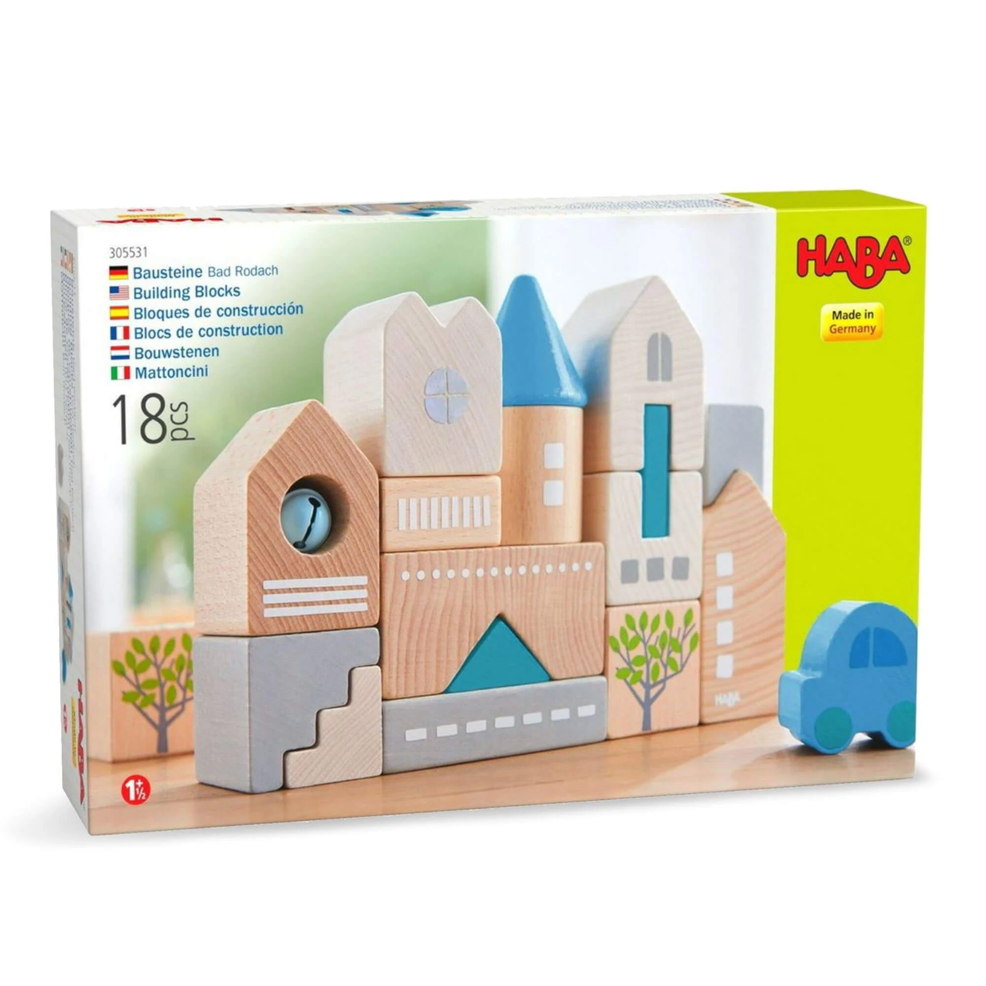 Bad Rodach 18 Piece Wooden Building Blocks - Image 7