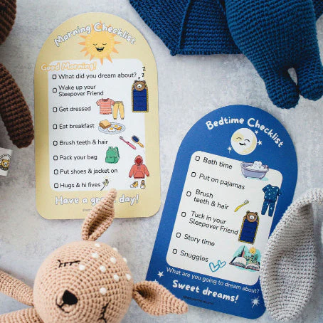 Bat in bedtime sleeping bag with bedtime and morning checklist - Image 5
