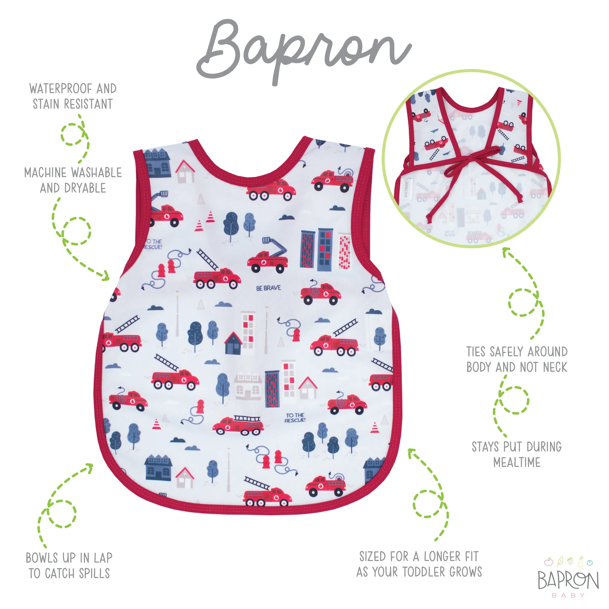 Be Brave - Firefighter Bapron - Image 2