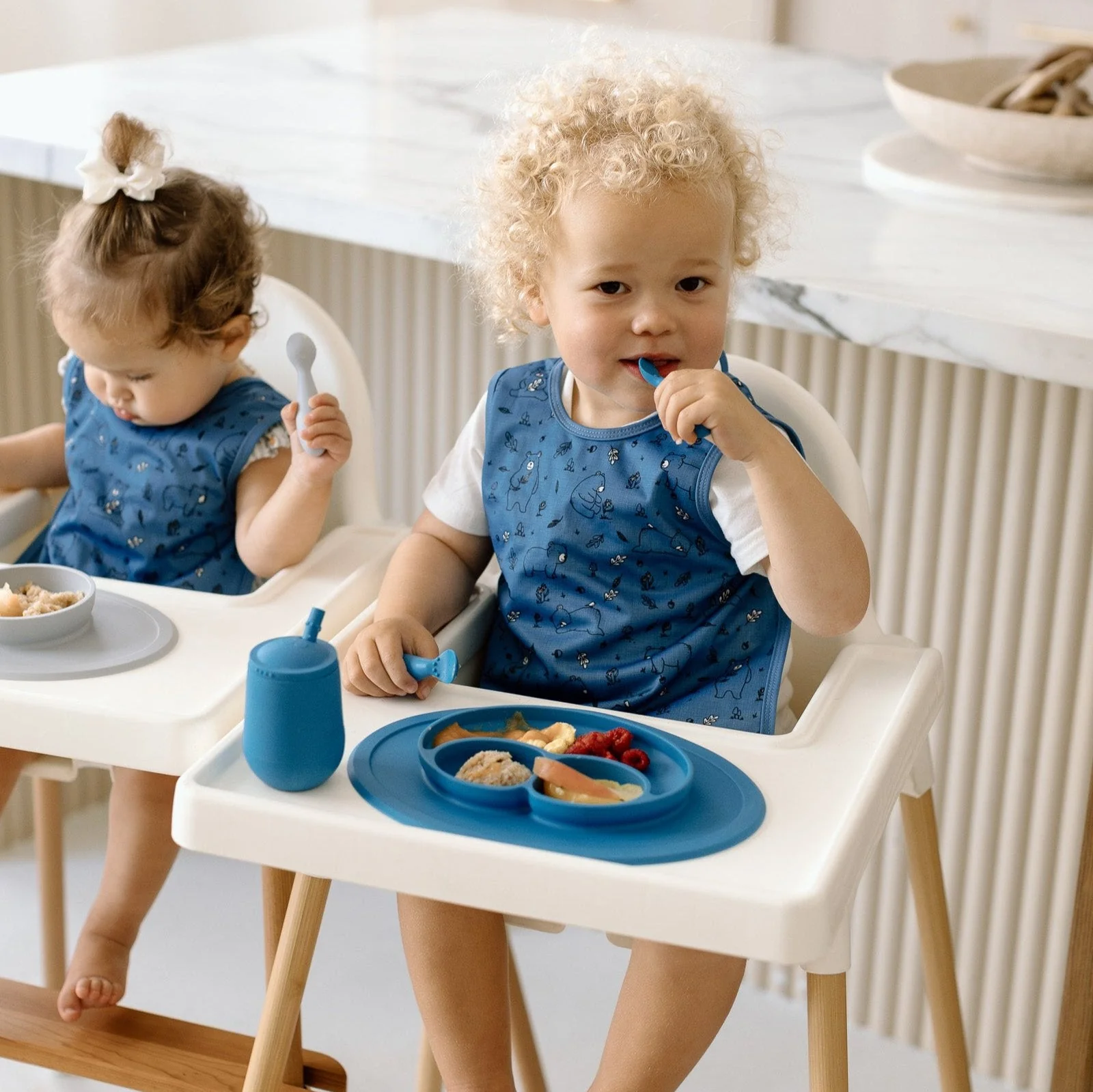 Bears In Blue Bapron SALE **PRESCHOOL SIZE ONLY** - Image 5