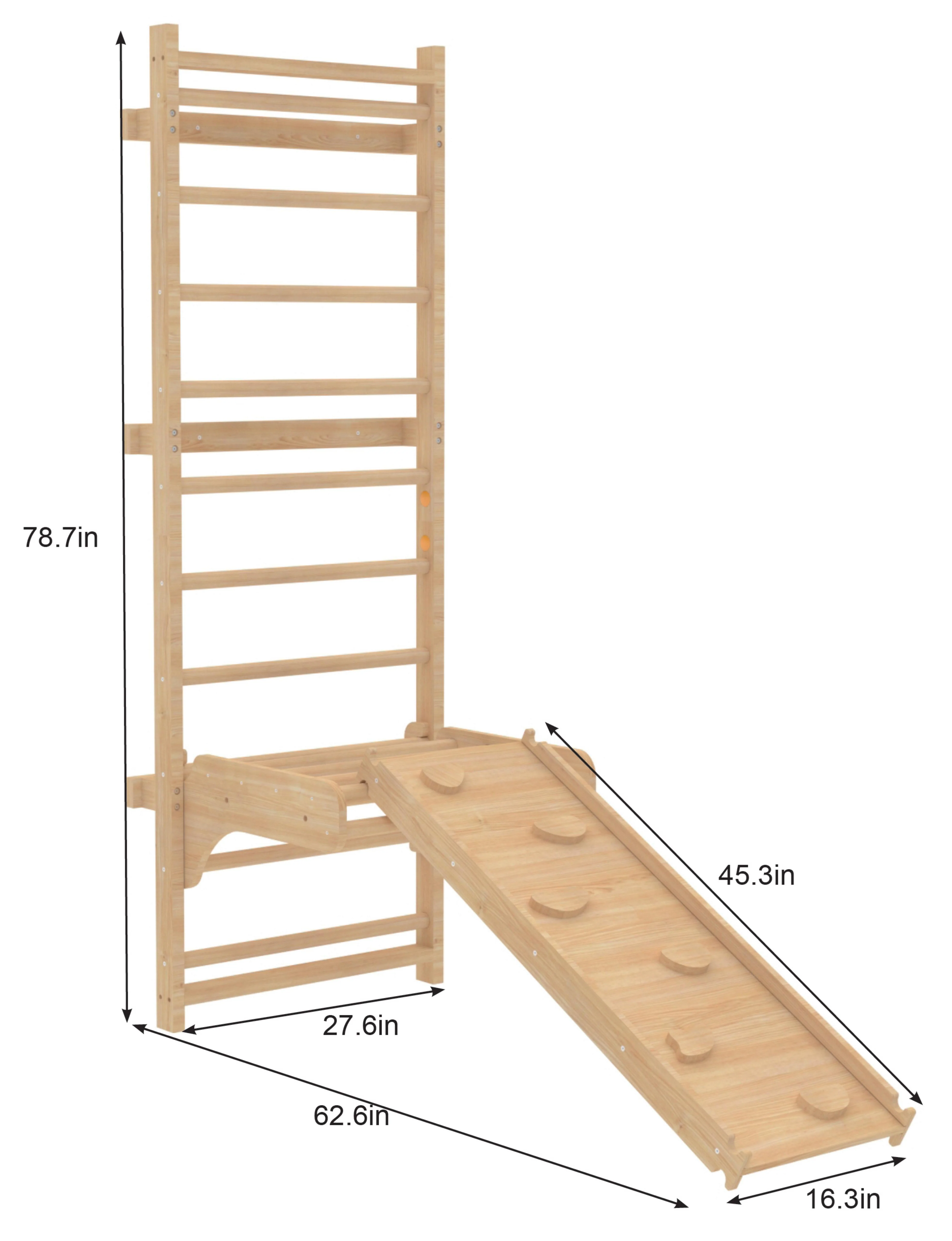 Betula Swedish Wall Ladder & Indoor Wooden Climber for Kids – Home Gym Playset - Image 7