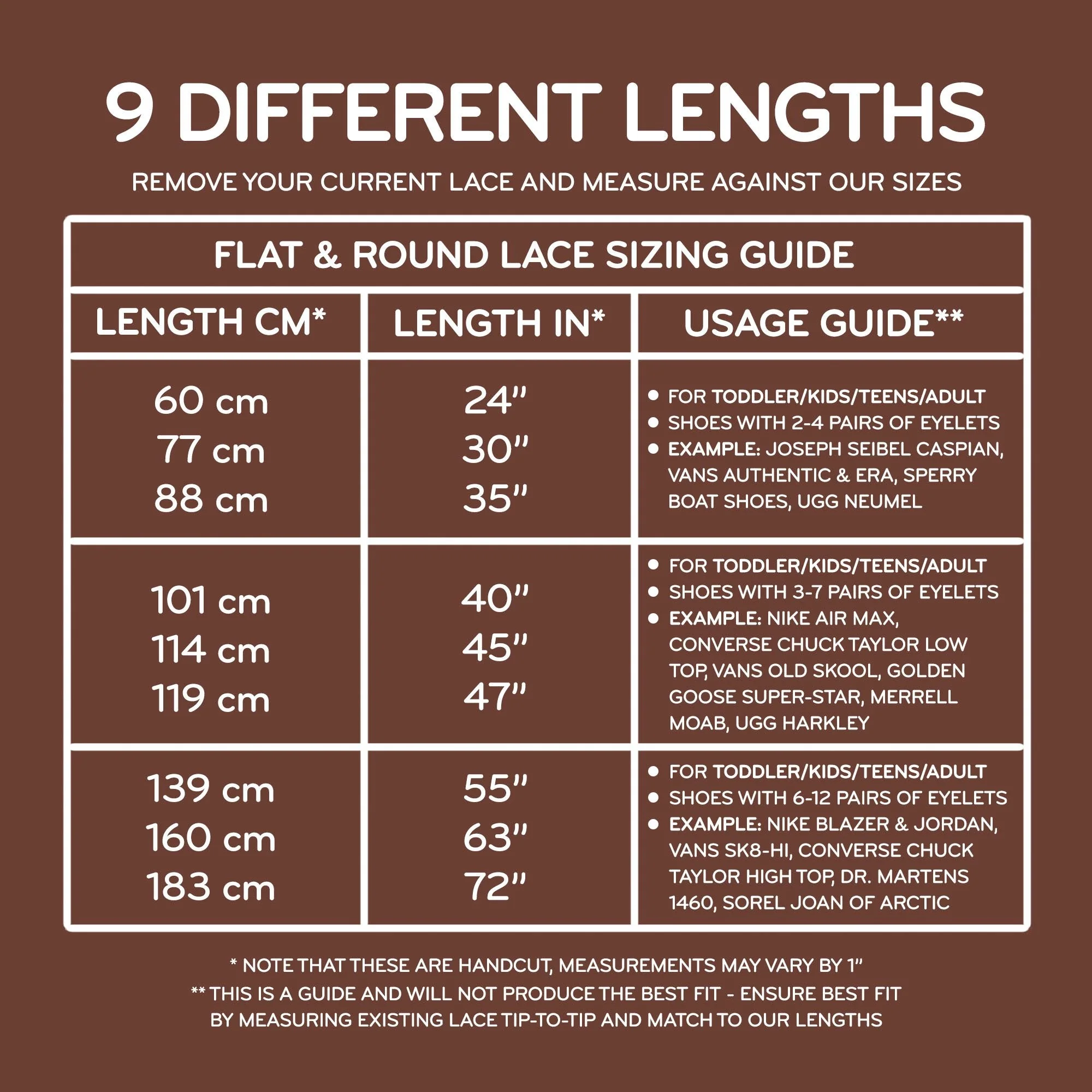 Brown Flat Elastic Stretch Shoe Laces - Image 6