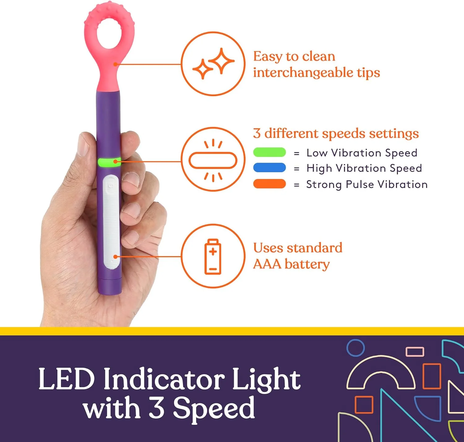 BUZZ BUDDY™ Oral Stimulation Kit (12 Tips Included) - Image 6