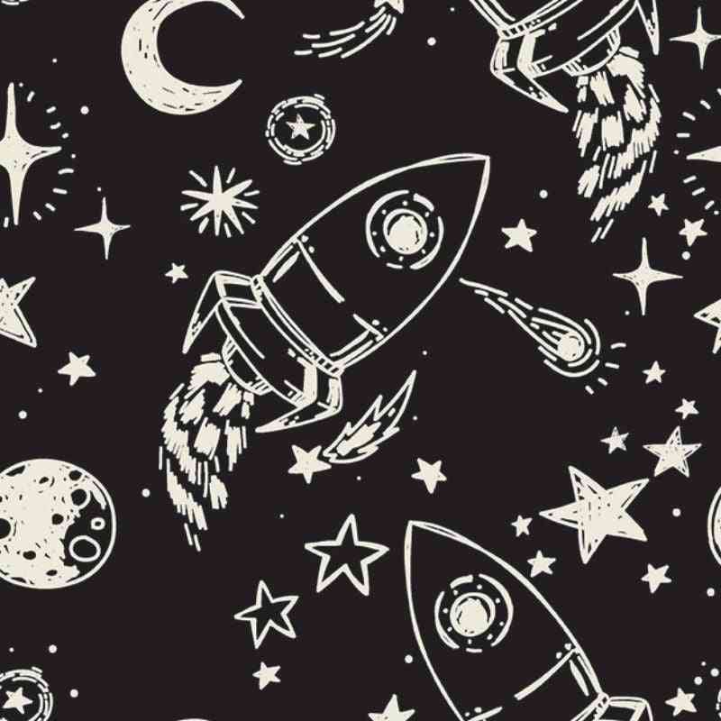 Car Seat Coat | The Road Coat Down - Rocketship Print - Image 11