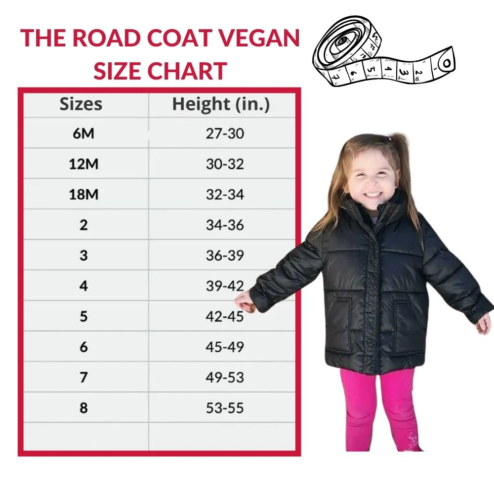 Car Seat Coat | The Road Coat Vegan - Black - Image 7