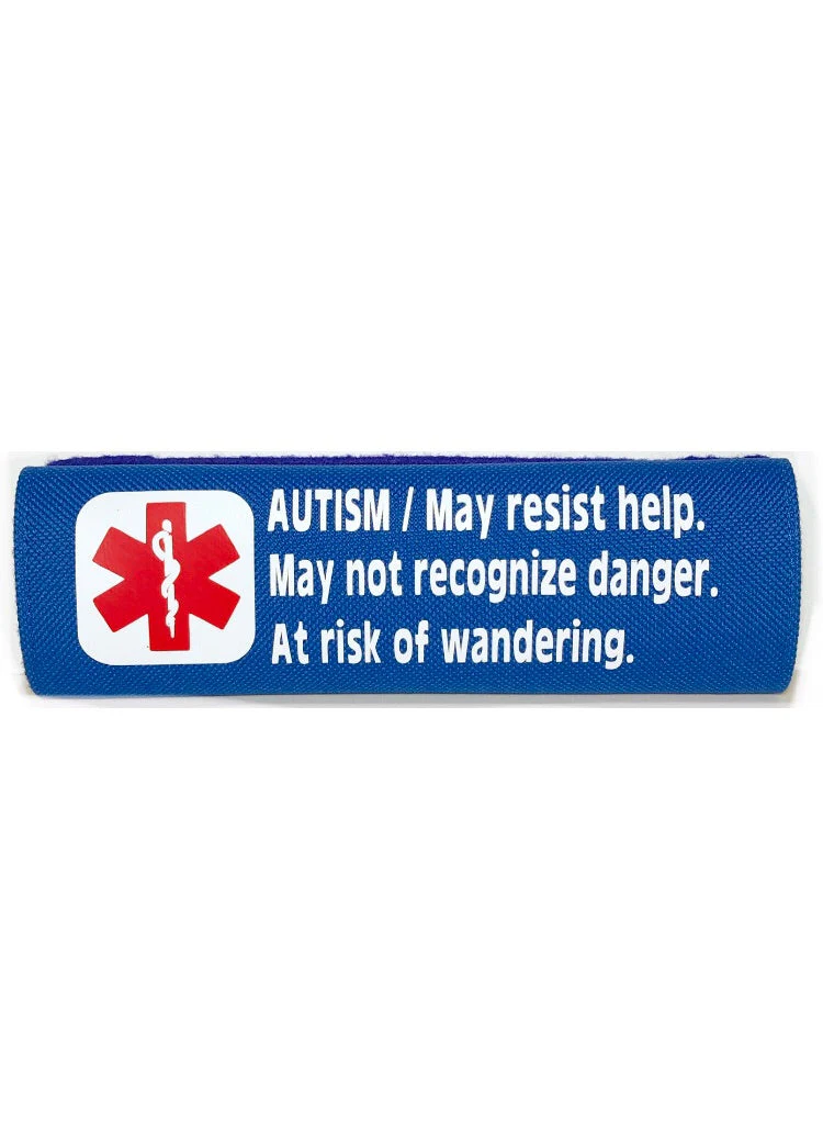 Car Seat/Harness Autism Medical Alert Seat Belt Cover - Image 3