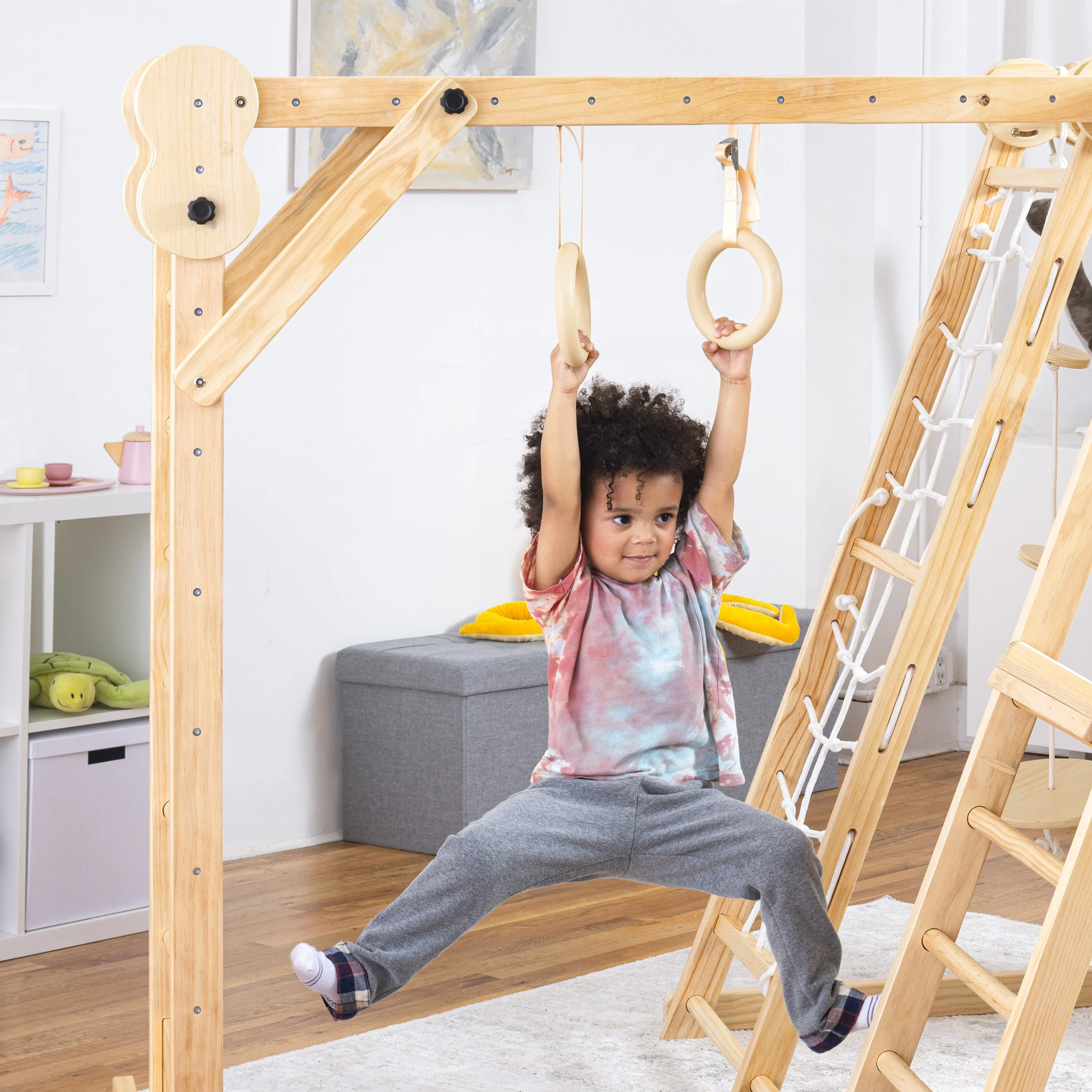 Chestnut - 8-in-1 Jungle Gym for Toddlers - Image 27