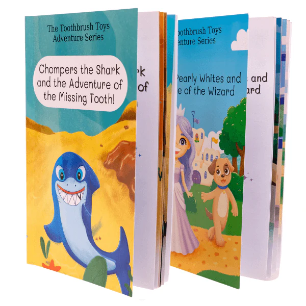 Chompers the Shark Children's Tooth Brushing Storybook - Image 4
