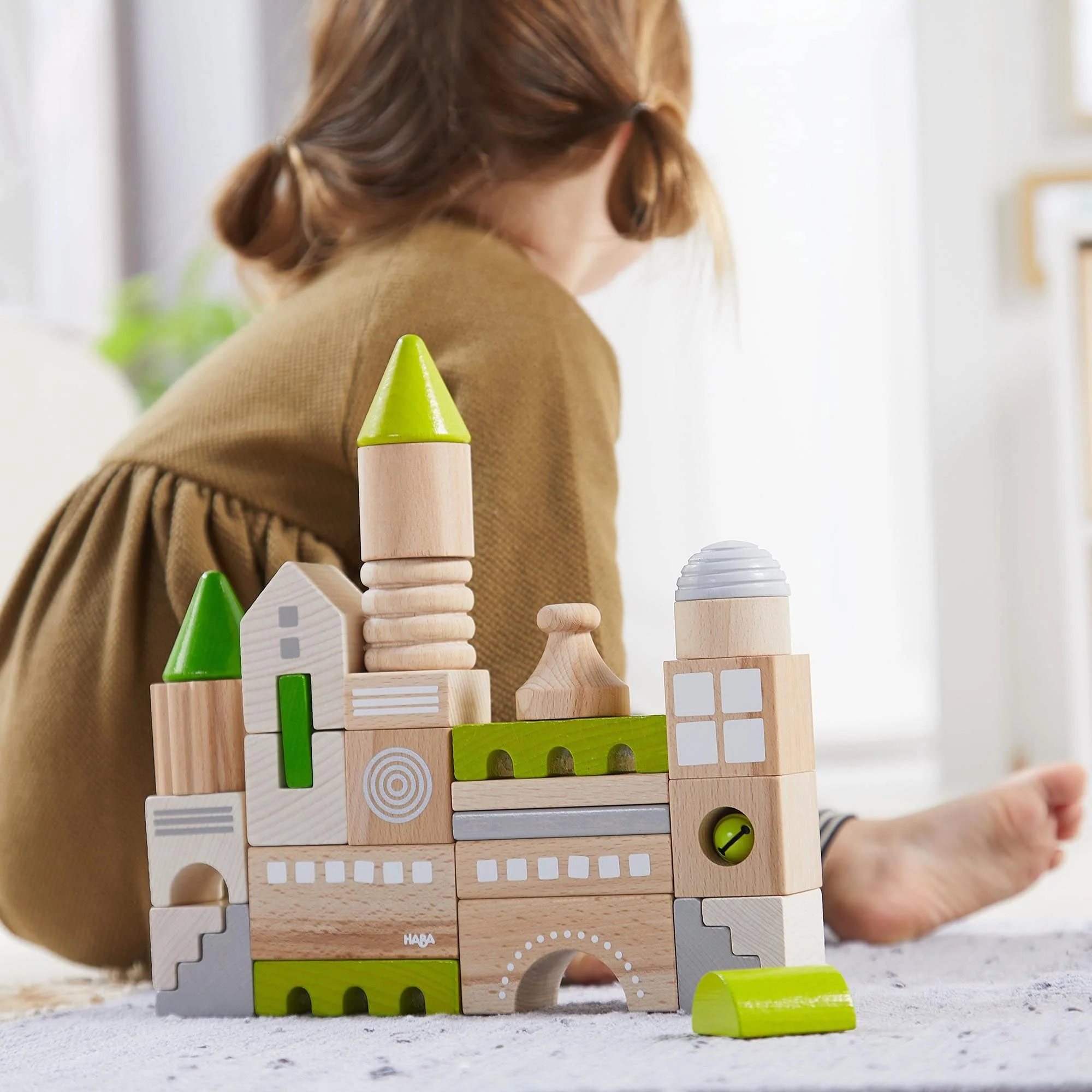 Coburg 28 Piece Wooden Building Blocks - Image 3