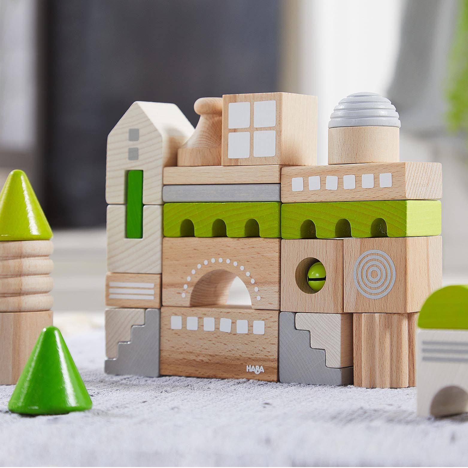 Coburg 28 Piece Wooden Building Blocks - Image 7