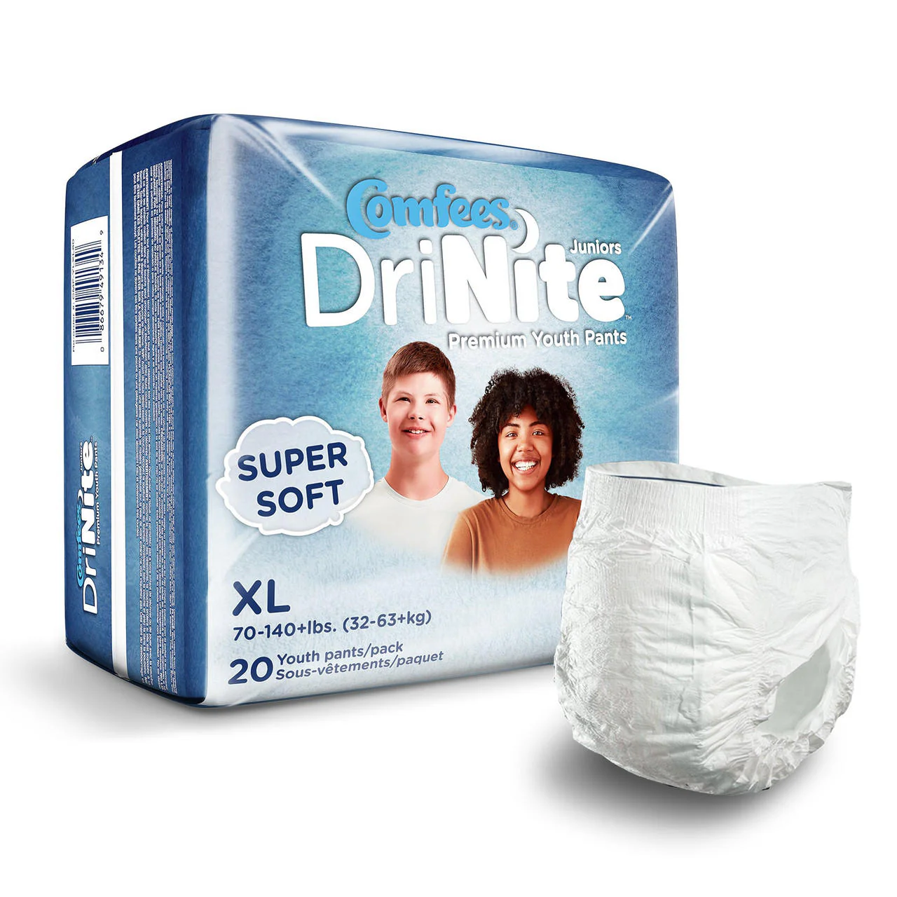 Comfees DriNite Youth Pants, Unisex - Image 3