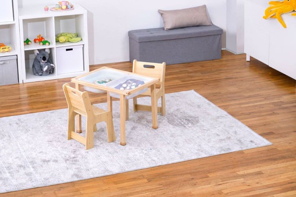 Cordia Wooden Kids Activity Table & Chair Set – Montessori-Inspired Desk for Play & Learning - Image 16