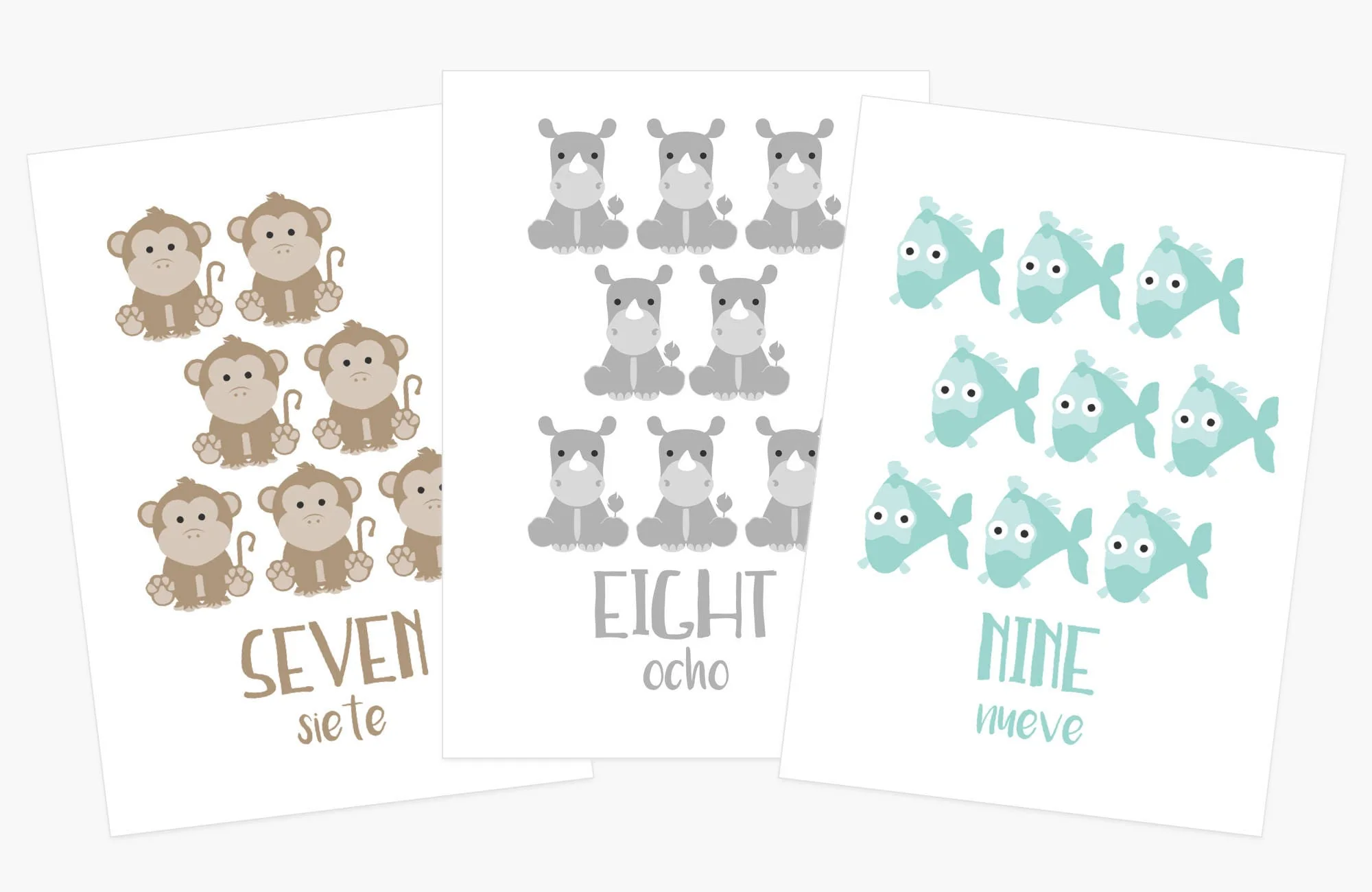 Counting Flashcards Animals - Image 5