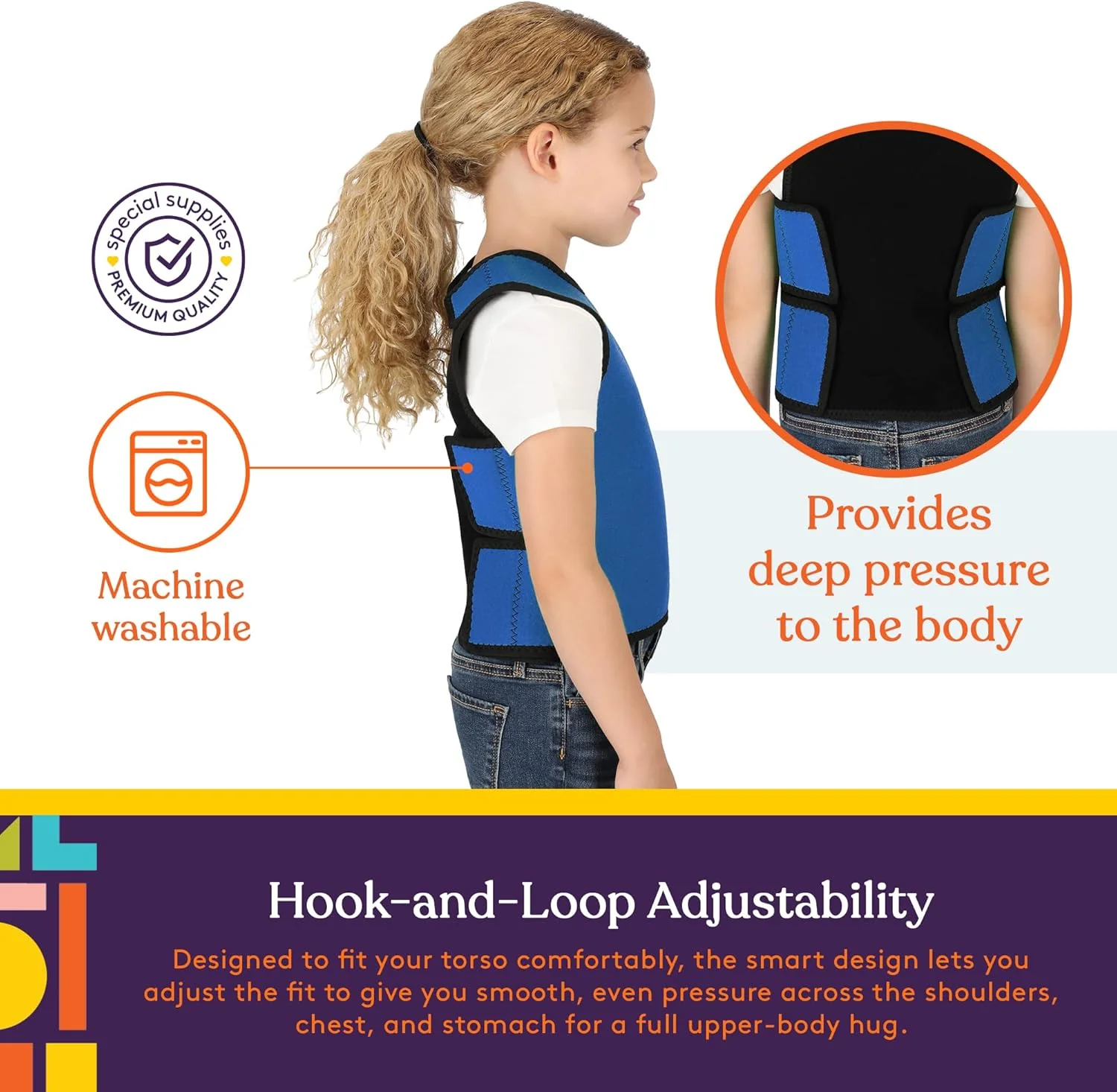 Deep Pressure Sensory Compression Vest - Image 3