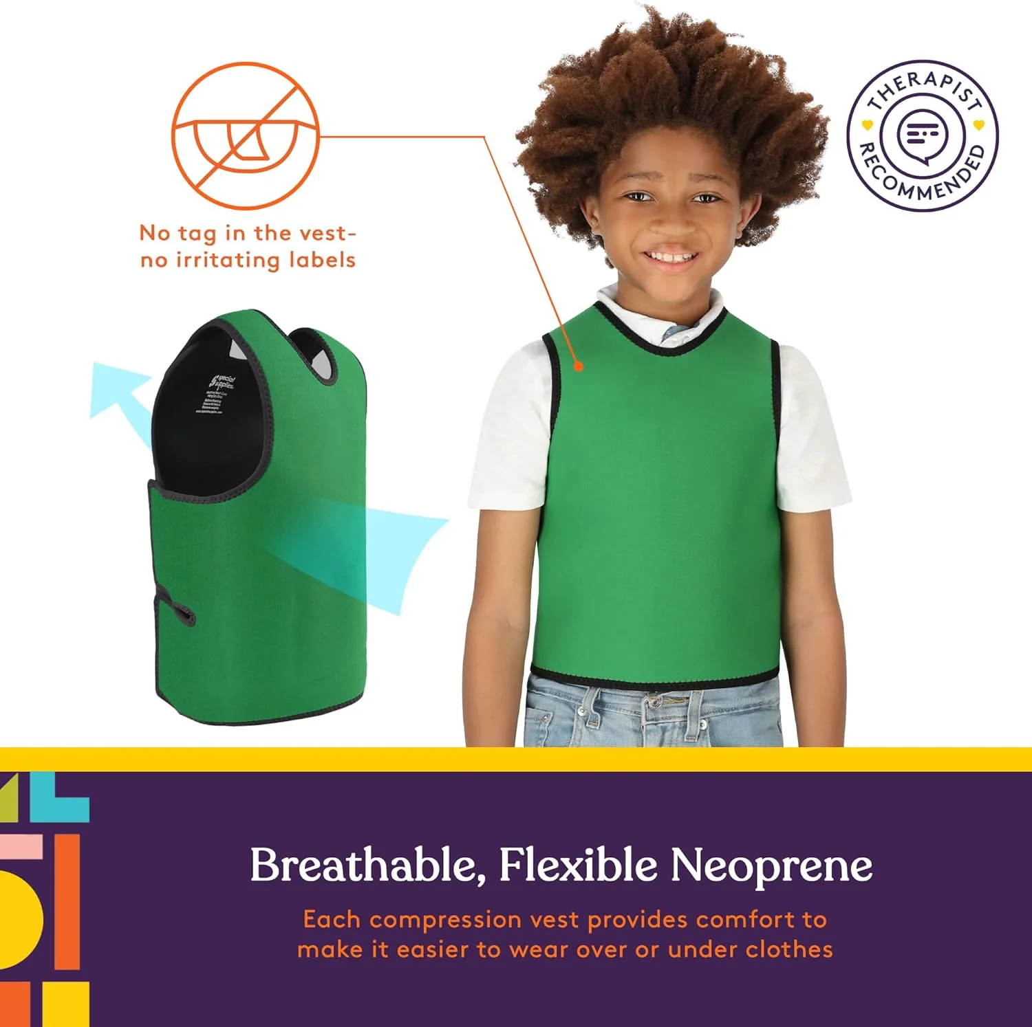 Deep Pressure Sensory Compression Vest - Image 5