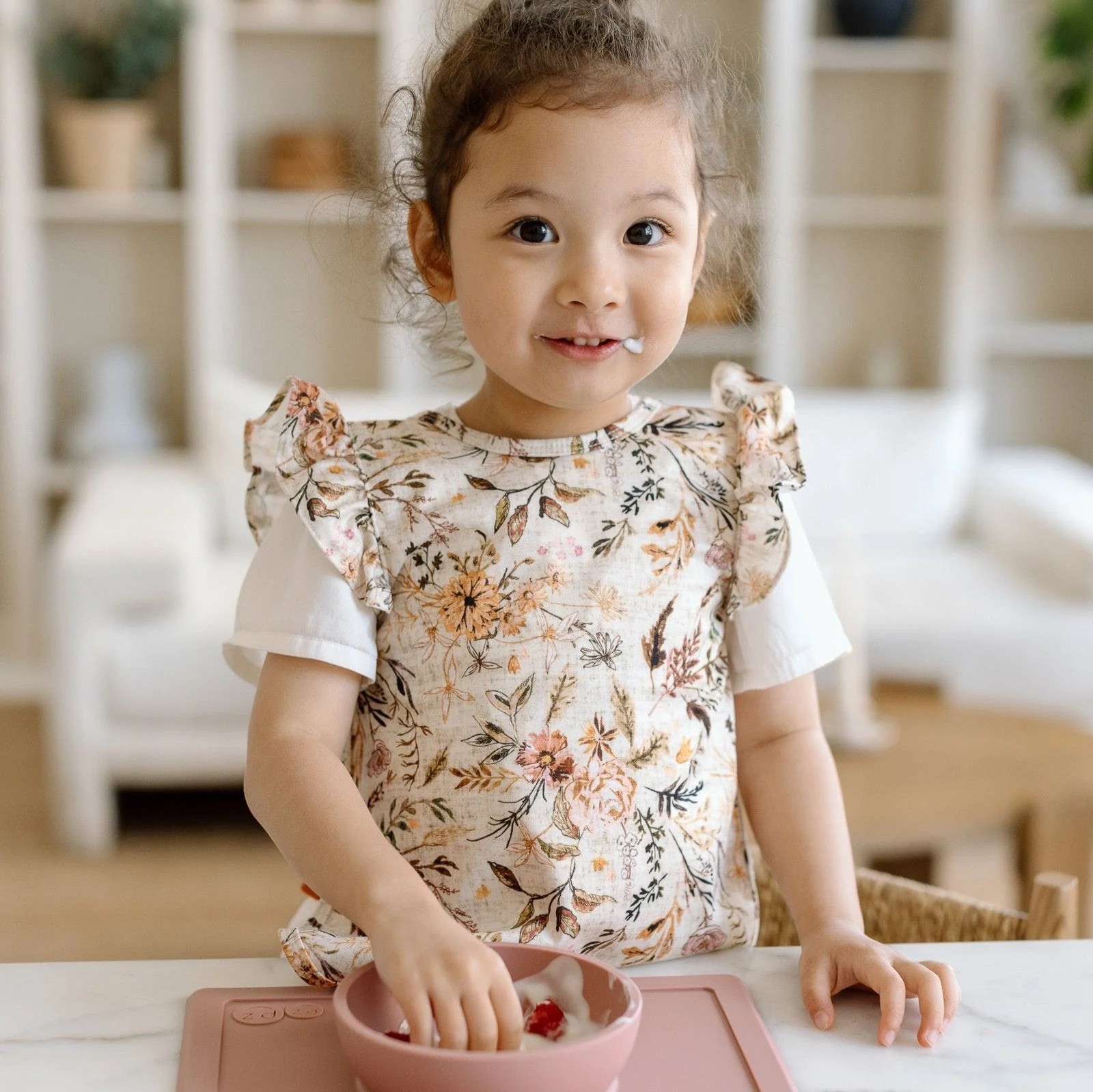 Delilah Floral Flutter Bapron - Image 7