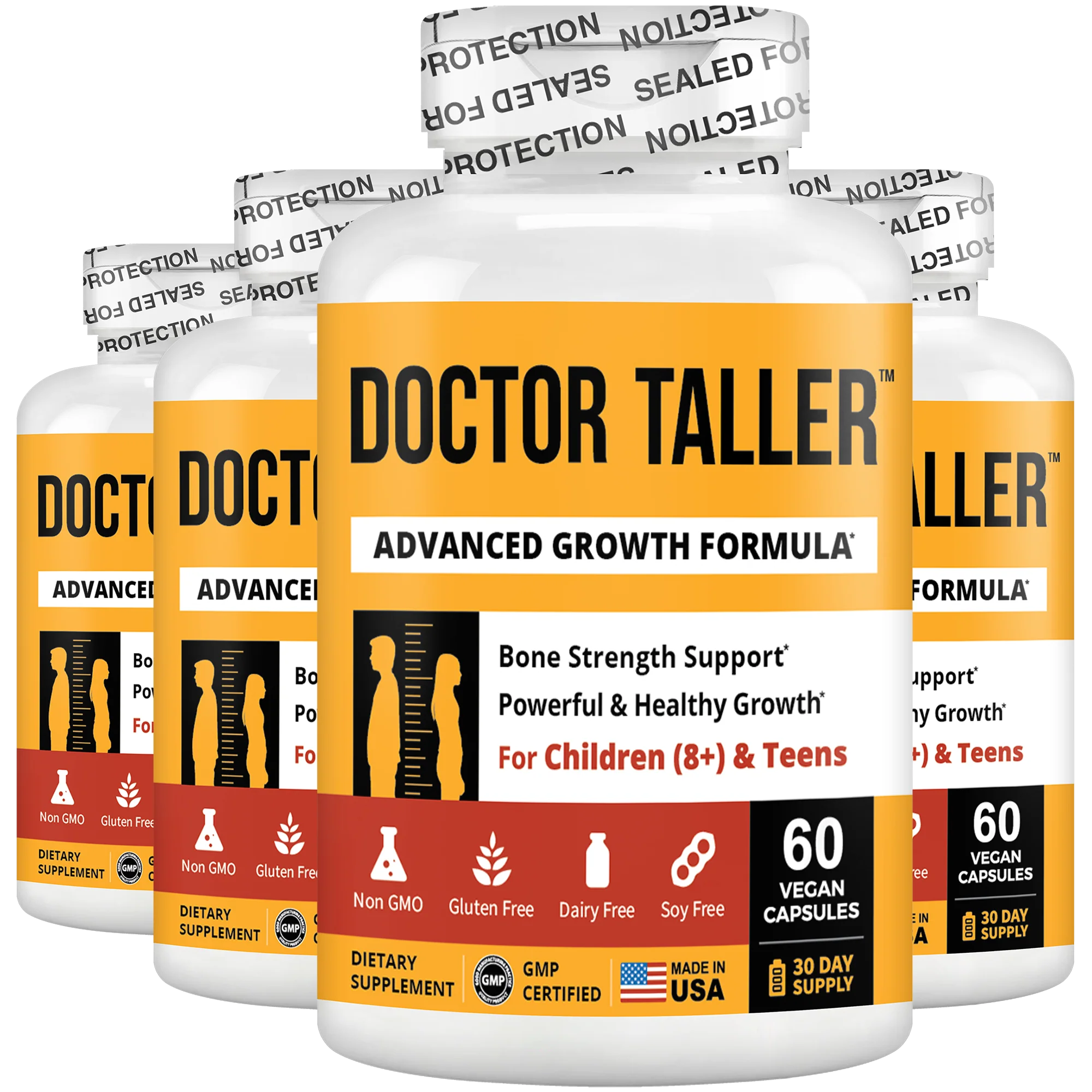 Doctor Taller, For Children (8+) & Teens, 60 Vegan Capsules - Image 14