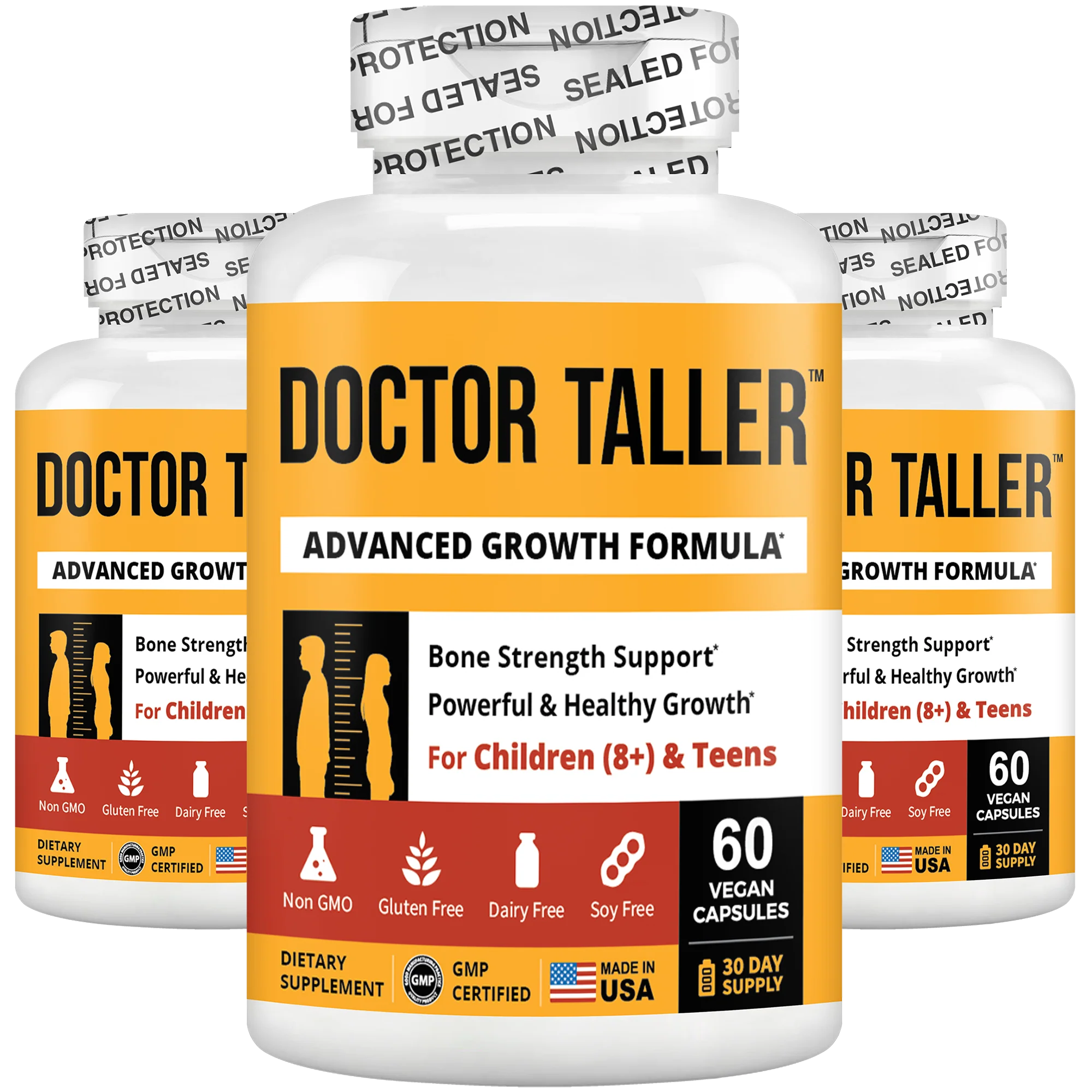 Doctor Taller Kids, Grape Multivitamins, Ages 2-9, 60 Vegan Chewables - Image 11