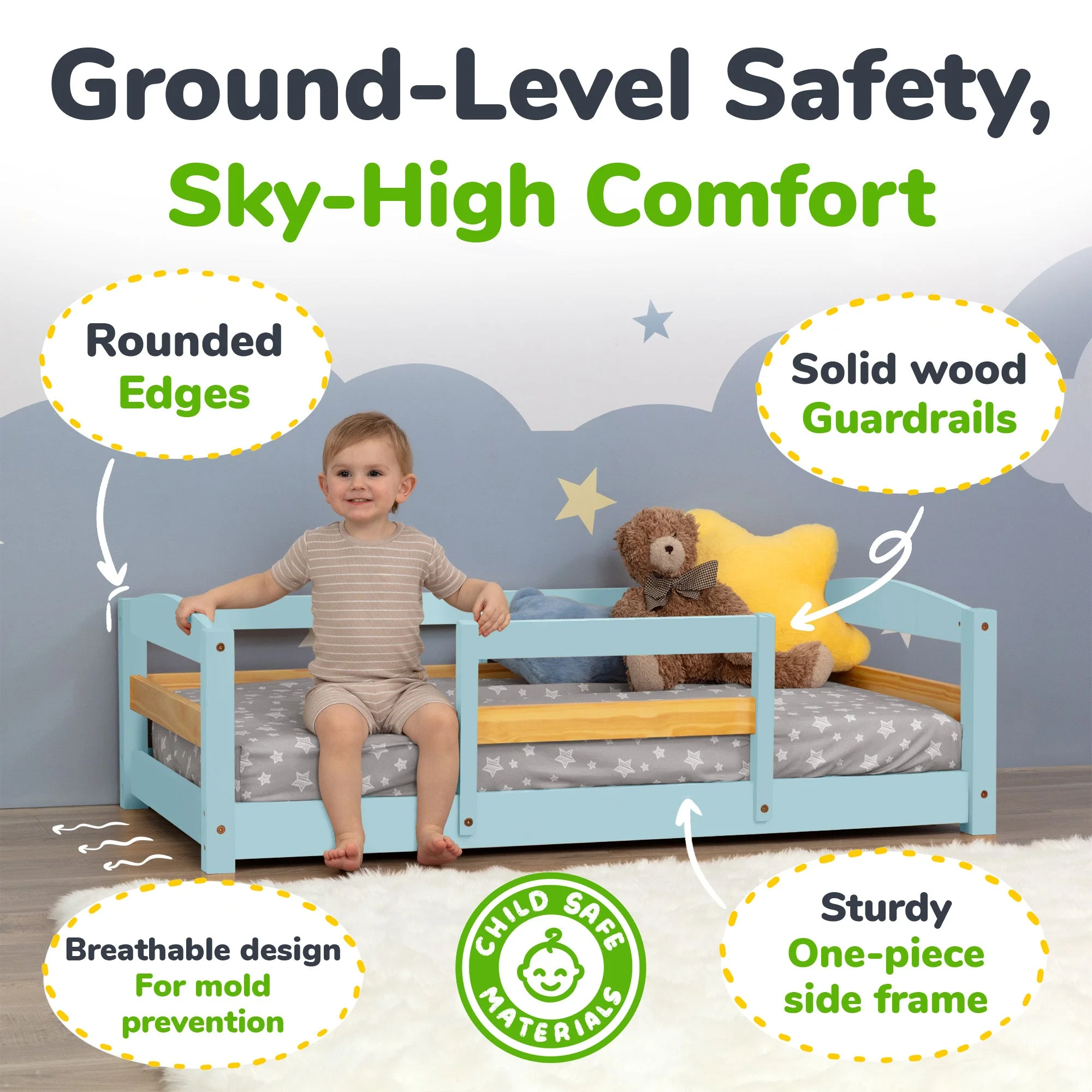 Floor Bed - Crib Size - Image 20