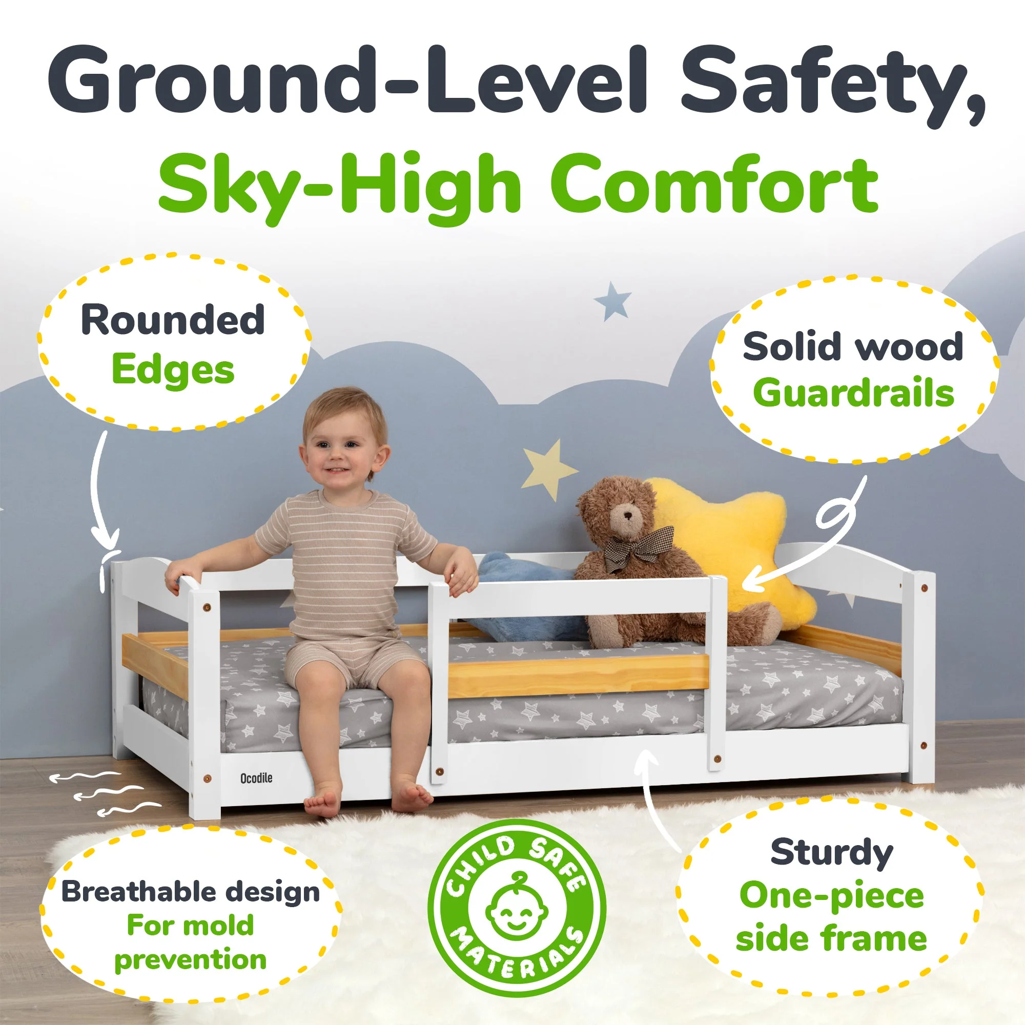 Floor Bed - Crib Size - Image 7