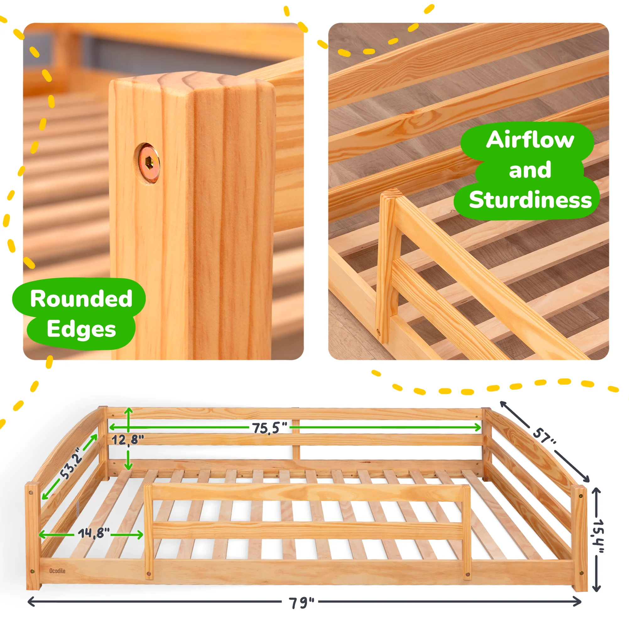 Floor Bed - Full Size - Image 11