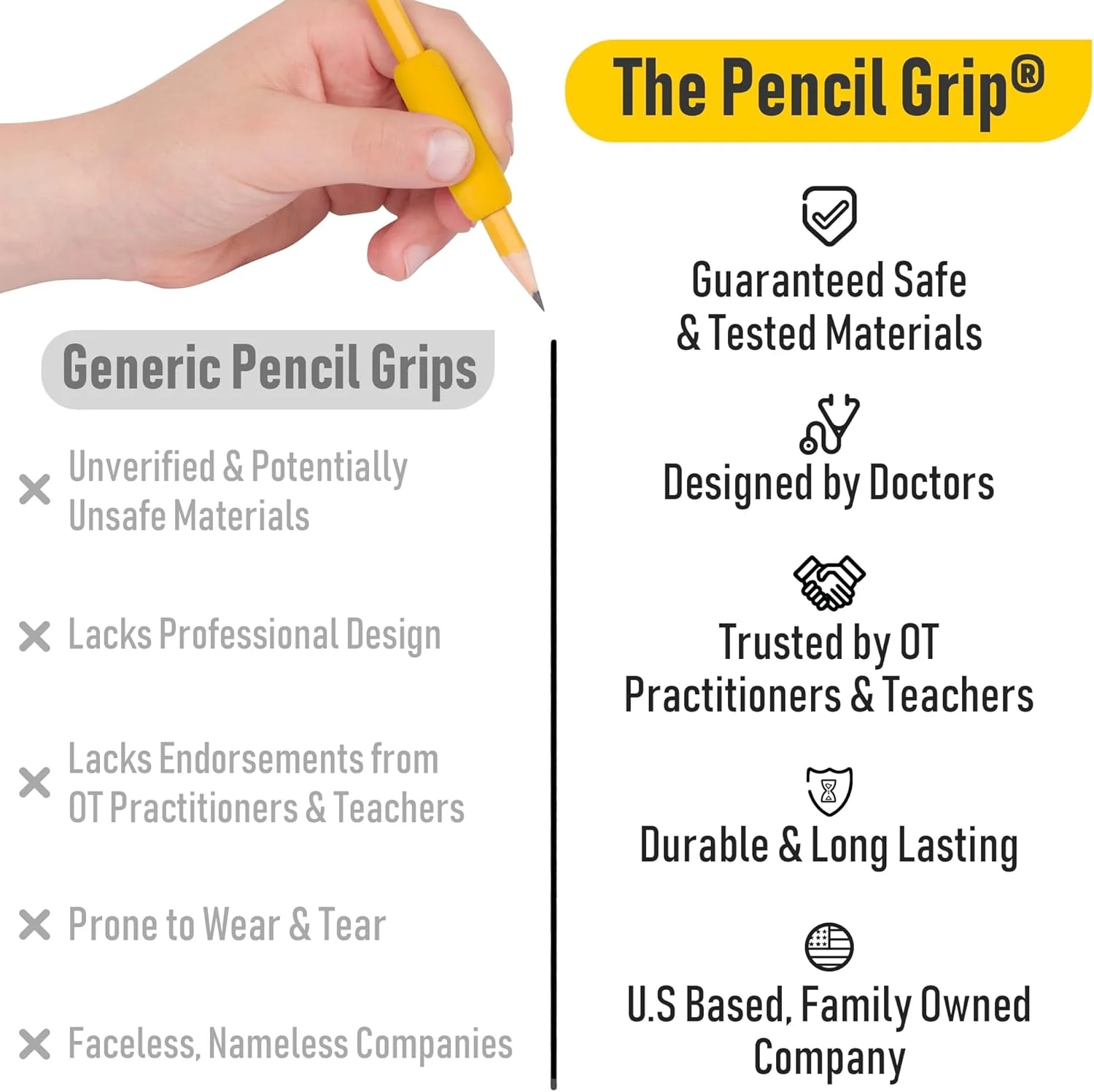 Foam Pencil Grip, 12 Pack - Image 2