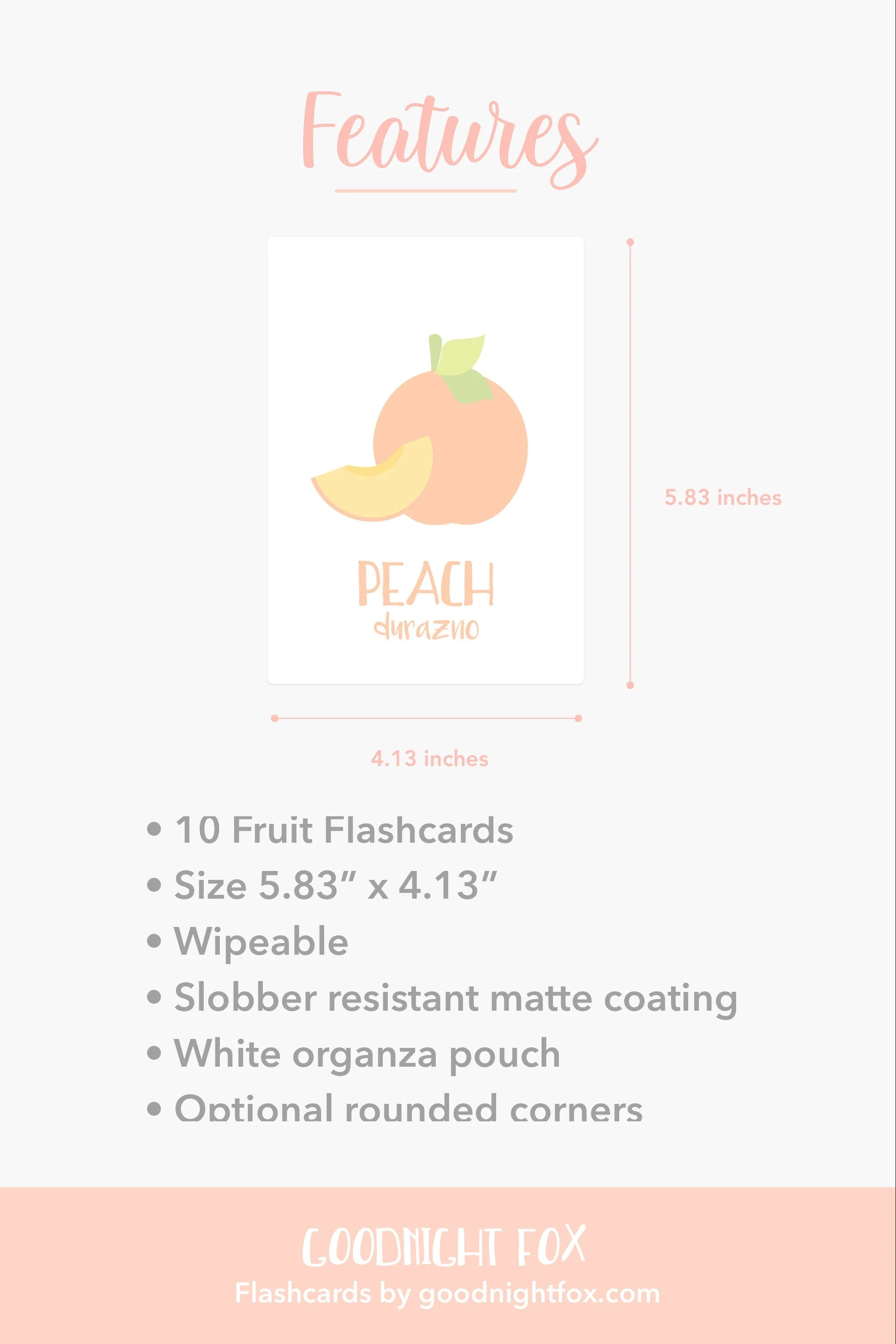 Fruit Flashcards - Image 3