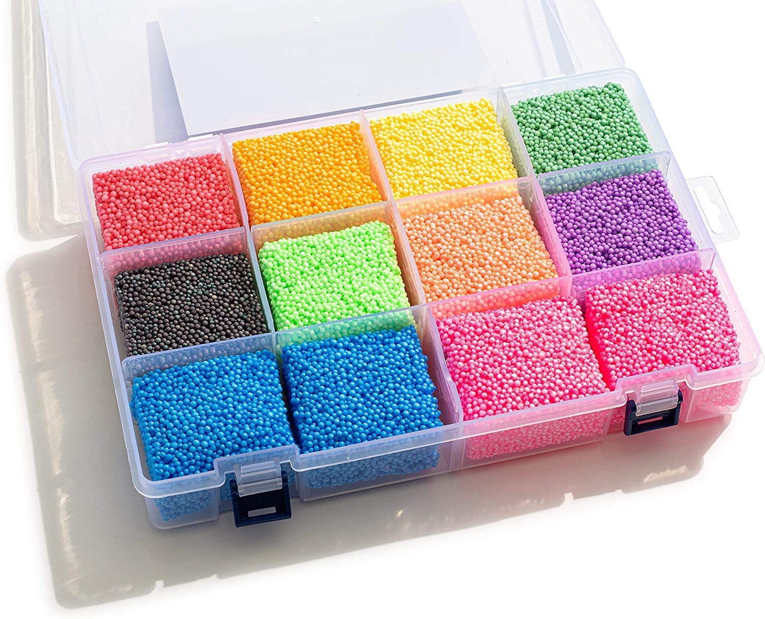 FUN FOAM Modeling Foam Beads Play Kit (10 Blocks) - Reusable Container - Image 7