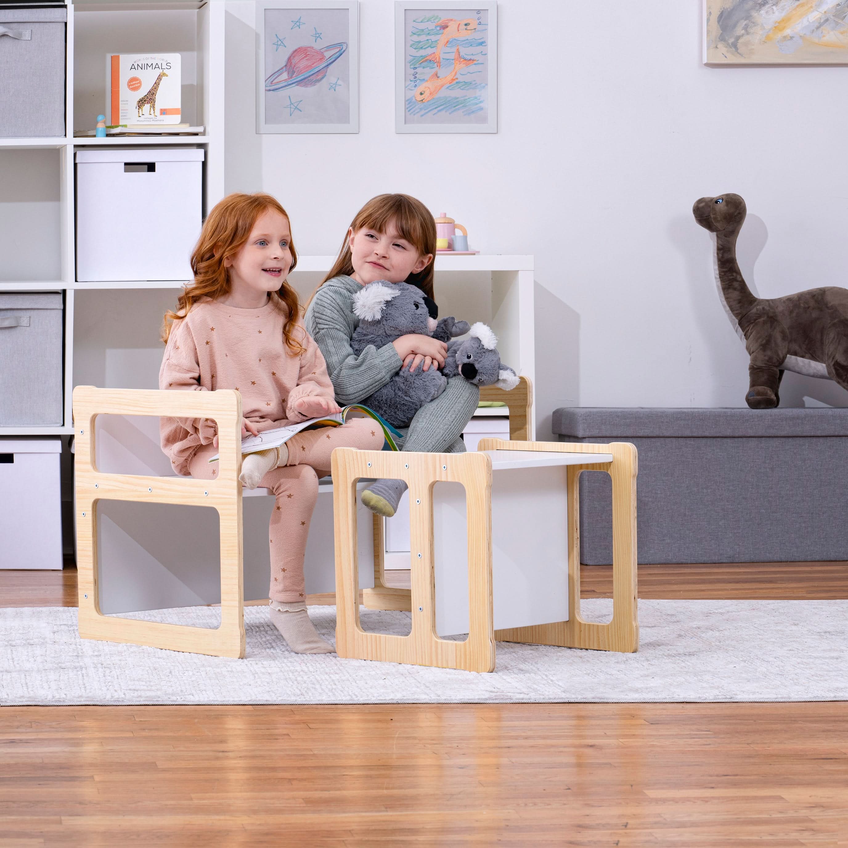 Hanover Weaning Table & Chair Set for Toddlers | Montessori-Style Wood Furniture - Image 14