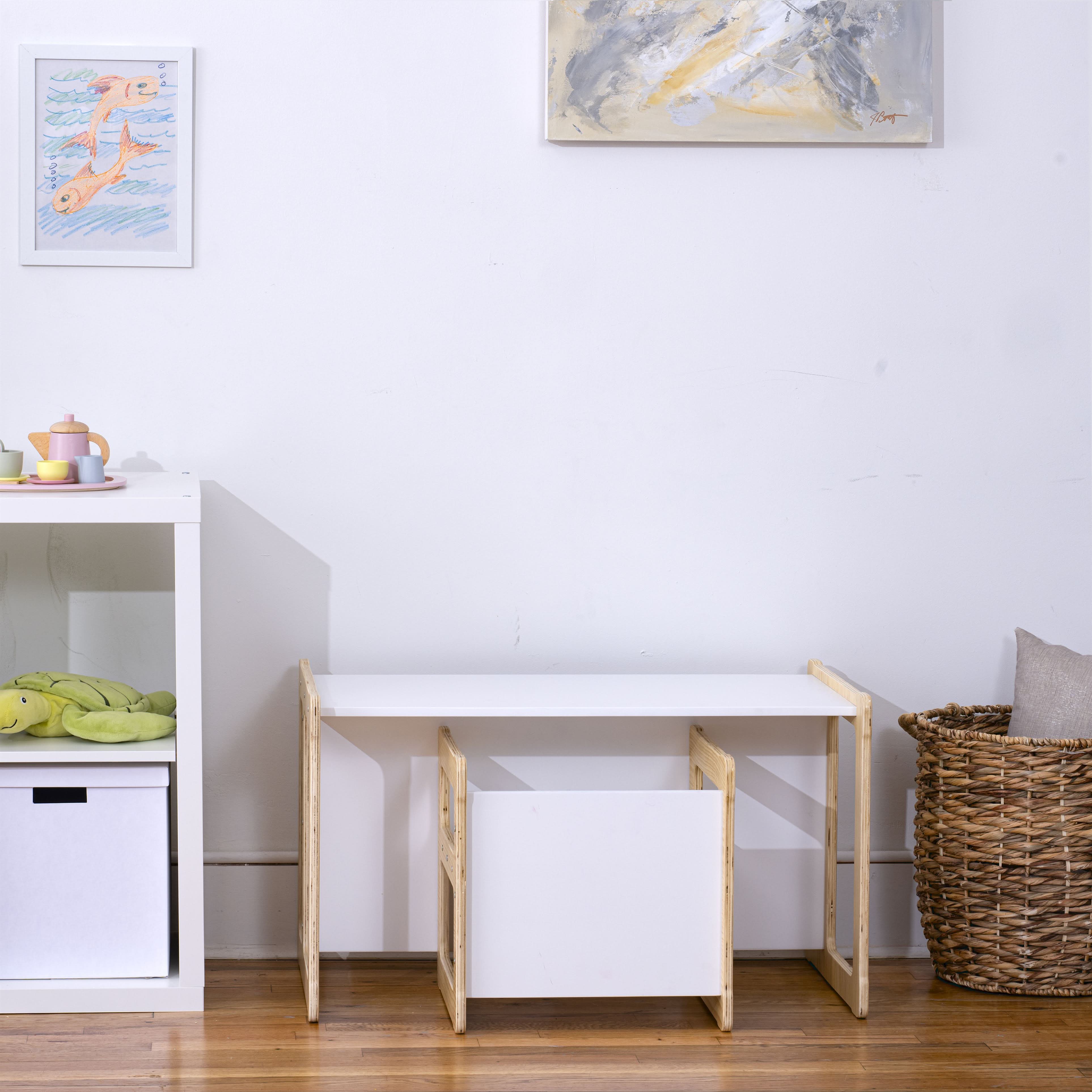 Hanover Weaning Table & Chair Set for Toddlers | Montessori-Style Wood Furniture - Image 3