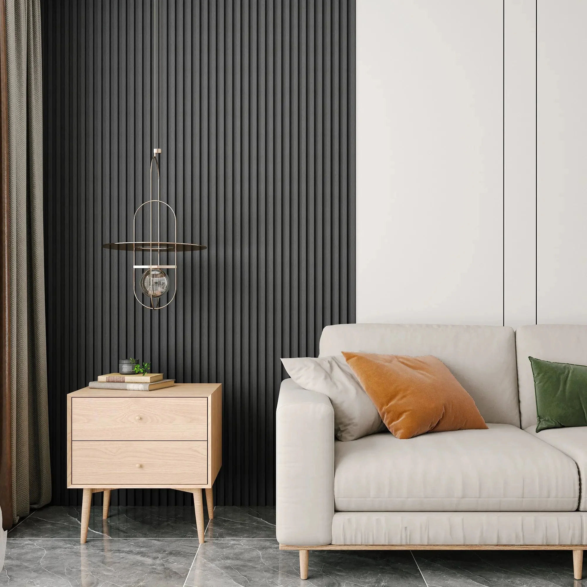 Hausvita 48 x 6 inch WPC Slat Wall Panel (16 Pack) - Image 12