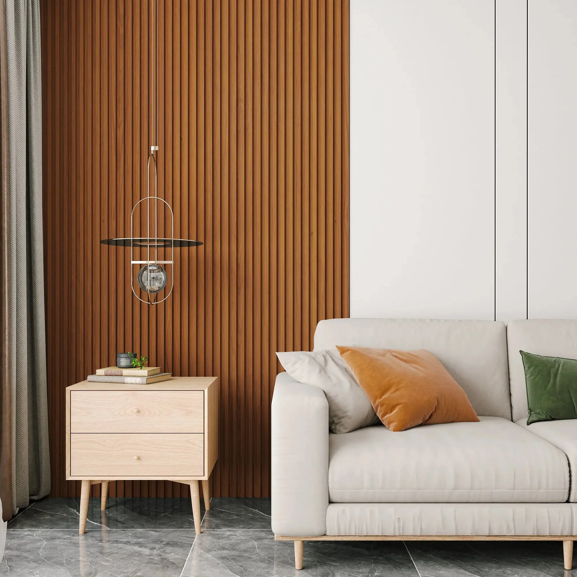 Hausvita 48 x 6 inch WPC Slat Wall Panel (16 Pack) - Image 27