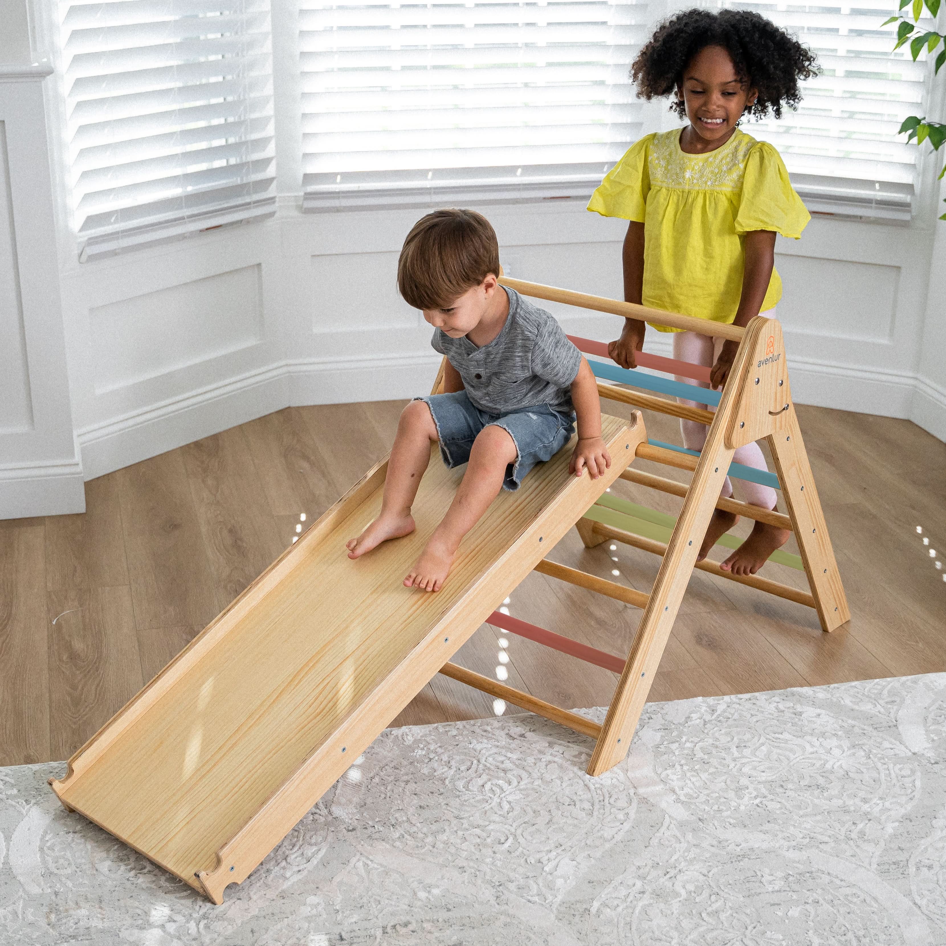 Hazel - Pikler Triangle Ladder & Rocker Set - Image 20