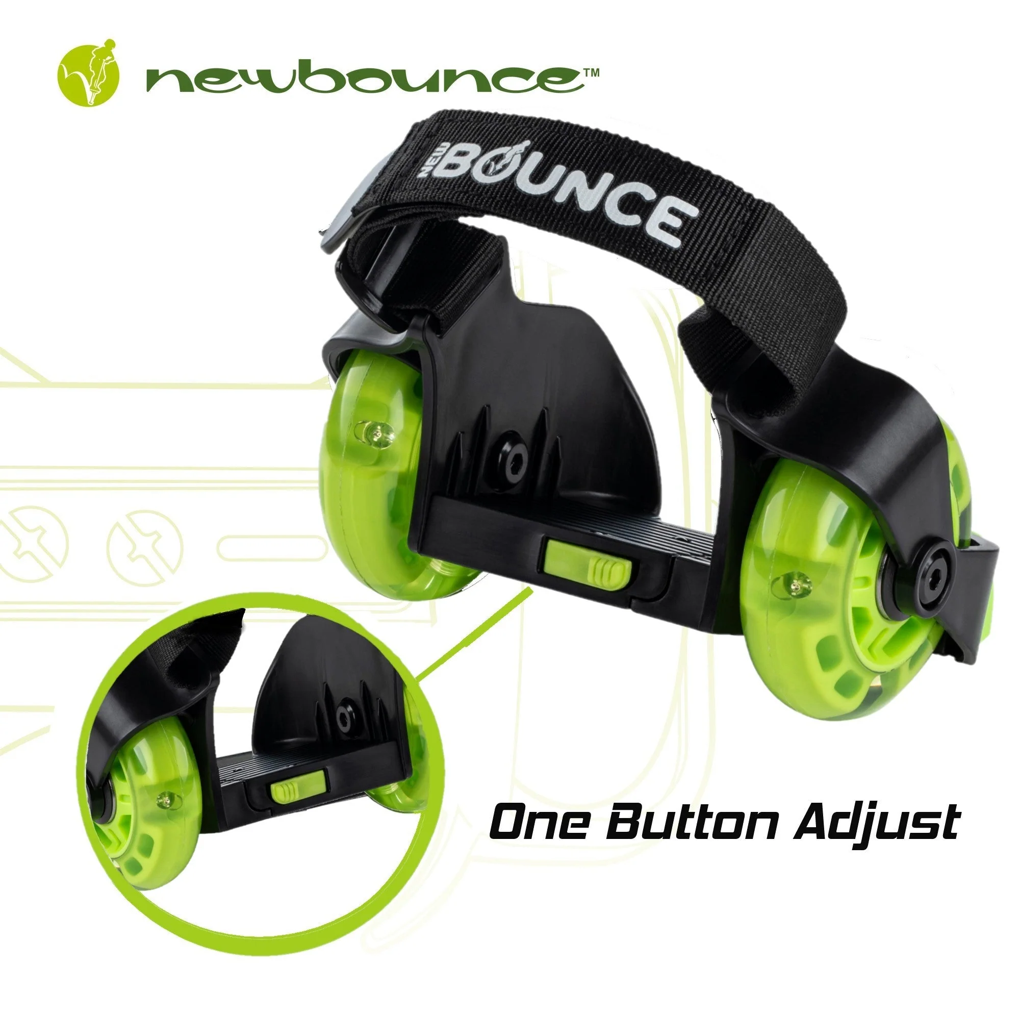 Heel Wheel Skates - With Lights - Image 3