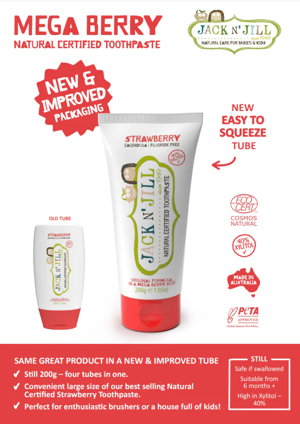 Jack N' Jill Mega Berry Toothpaste Strawberry - Image 4