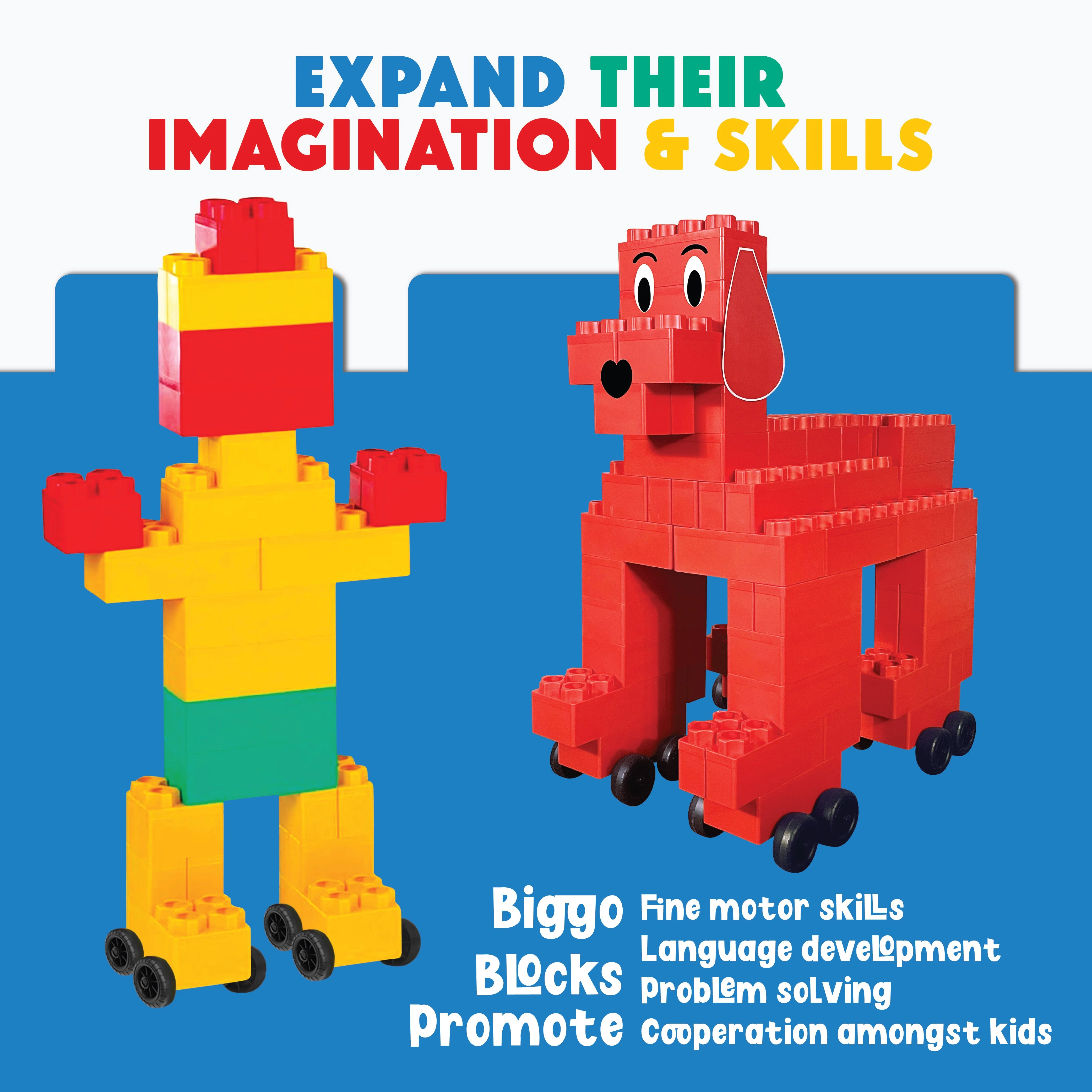 Jumbo Building Blocks - 5 Car Kits - Conductor Train Set - Image 5