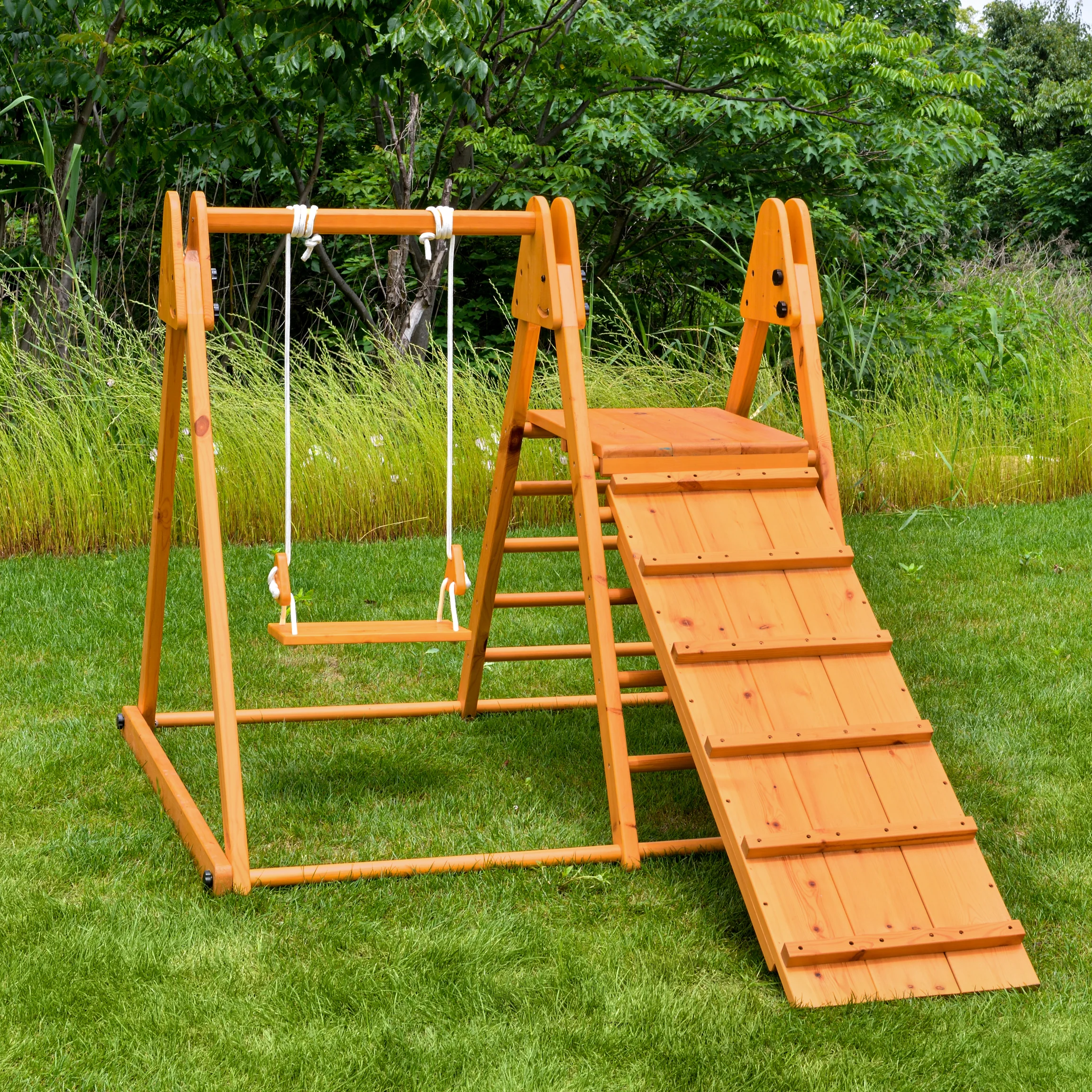 Juniper Folding Indoor & Outdoor Playset | Wooden Climber for Toddlers - Image 11