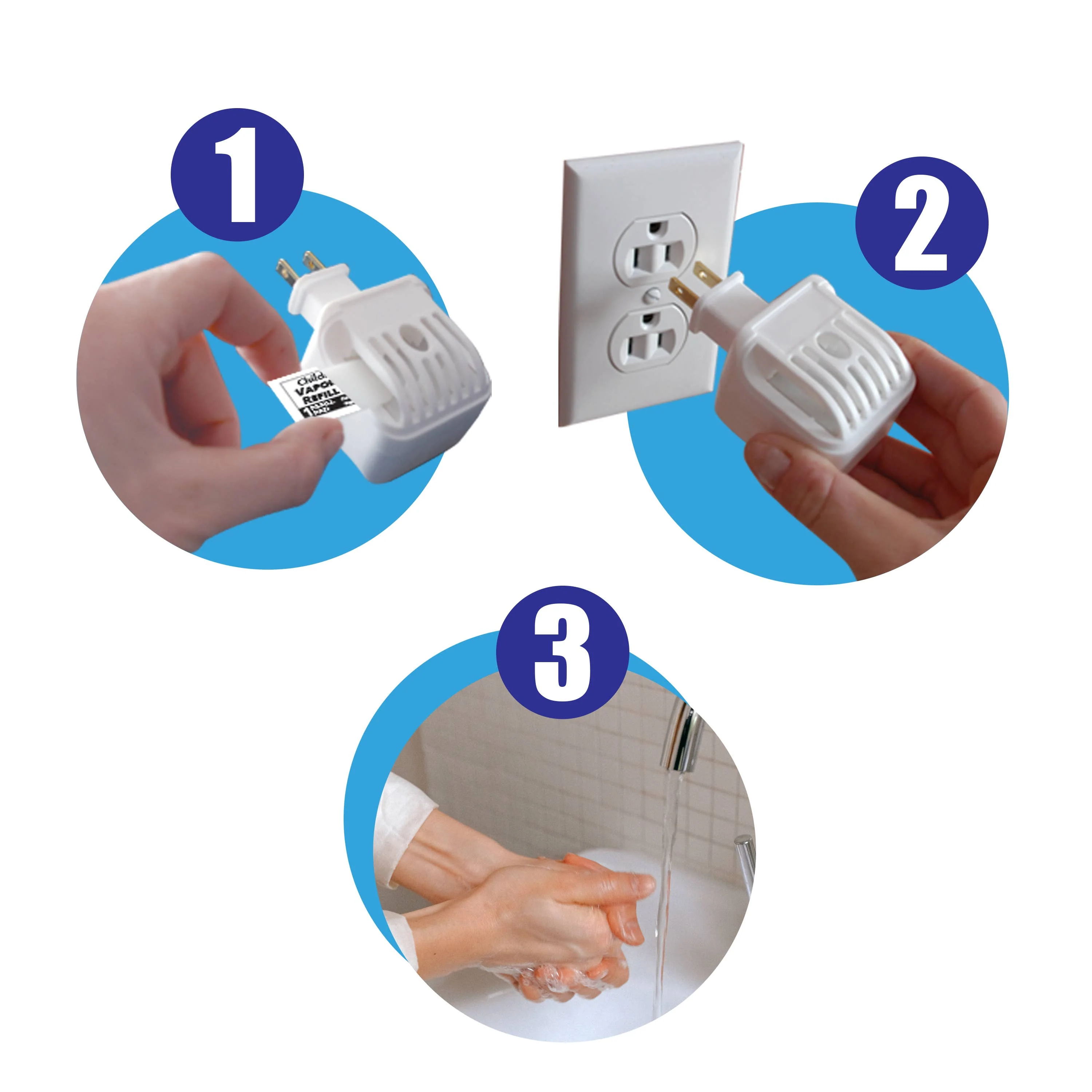 Kids Relief Plug-in Waterless Vaporizer + 5 Refill Pads - Image 5