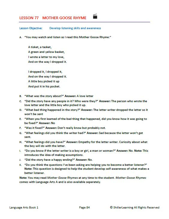 Language Arts Kit A DIGITAL (PreK/K-G1) - Image 10