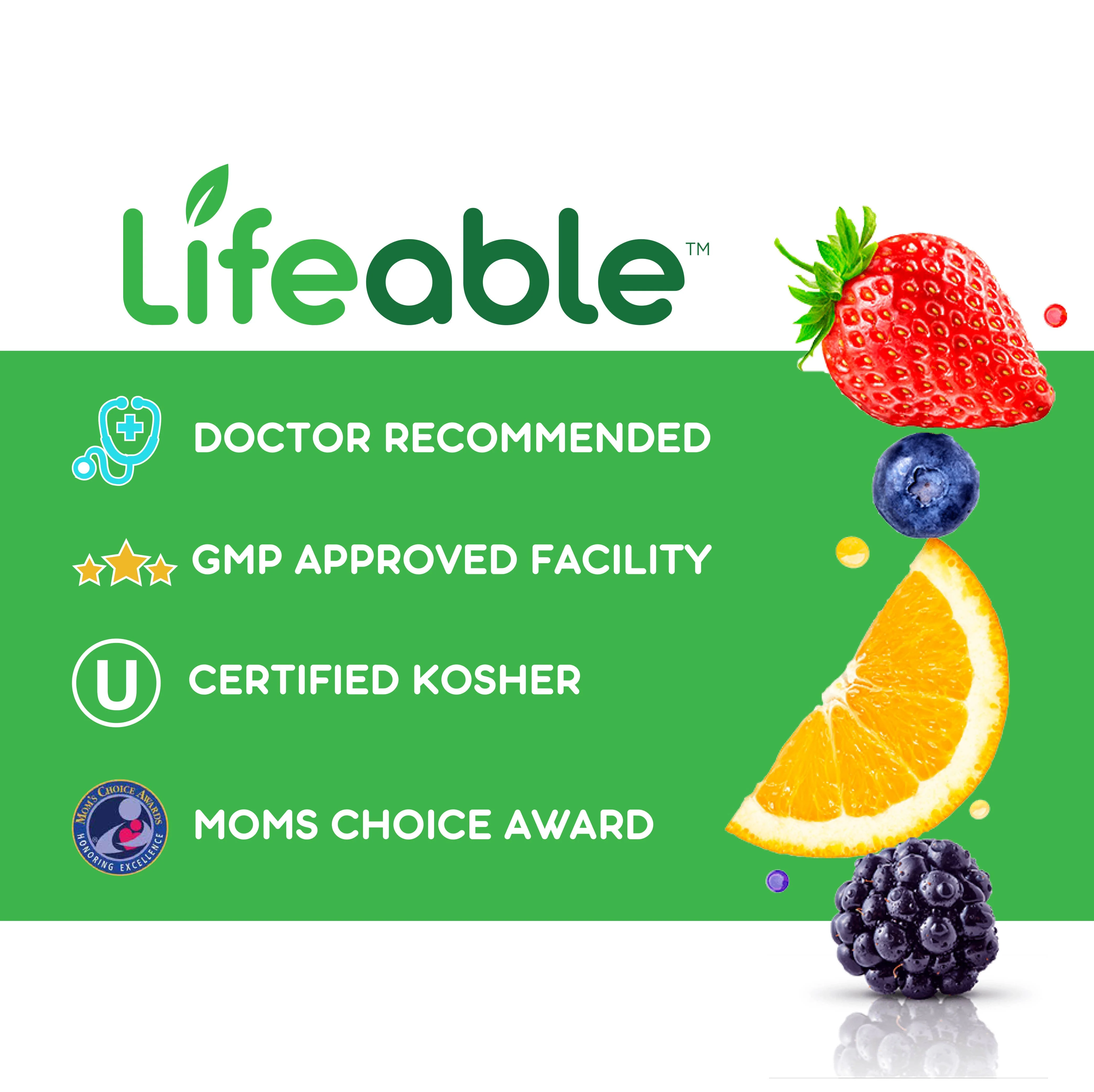 Lifeable Probiotics for Kids 2 Billion CFU Gummies - Image 5