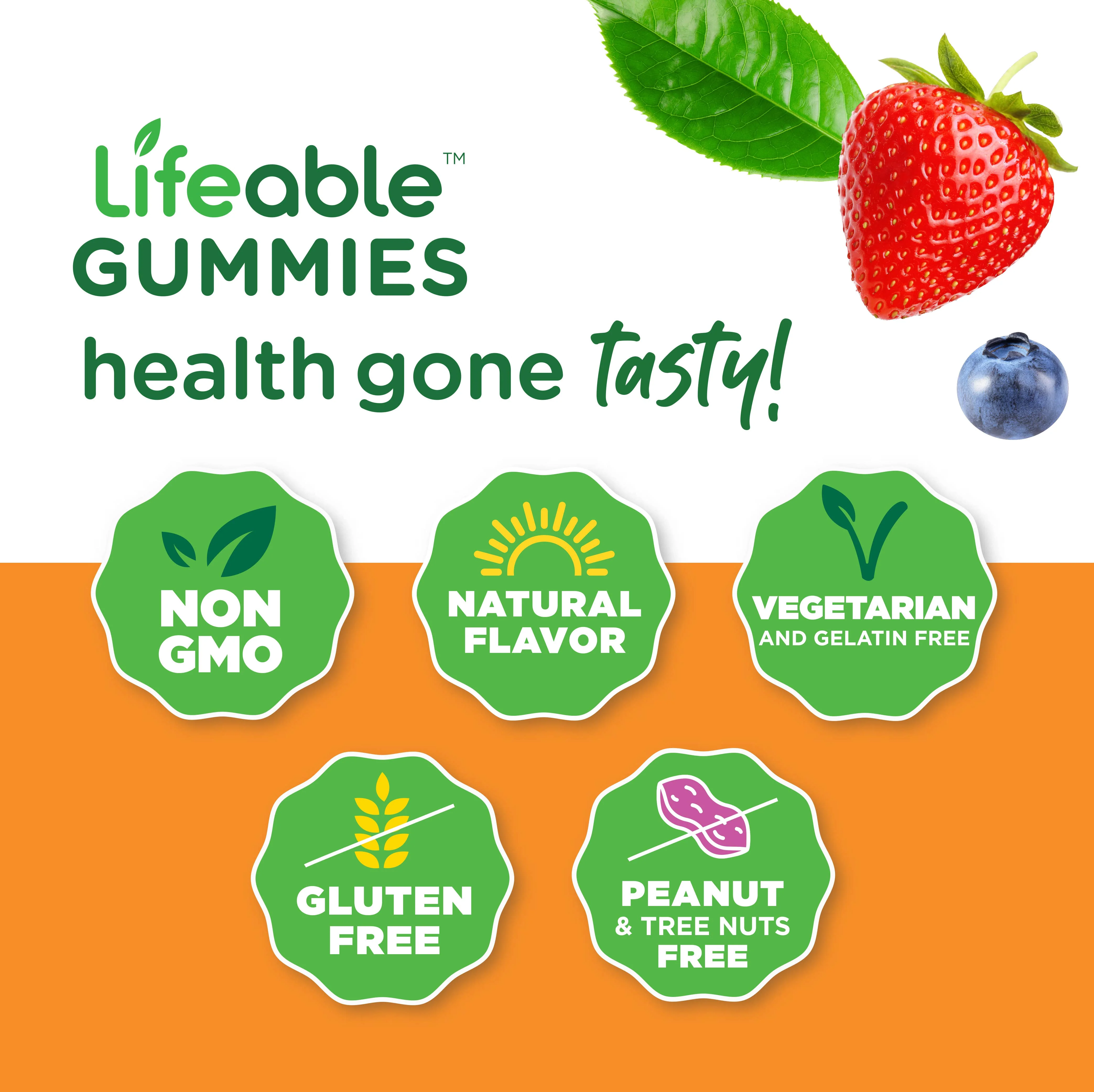 Lifeable Vitamin D3 + K2 Gummies for Kids - Great Tasting! - Image 4